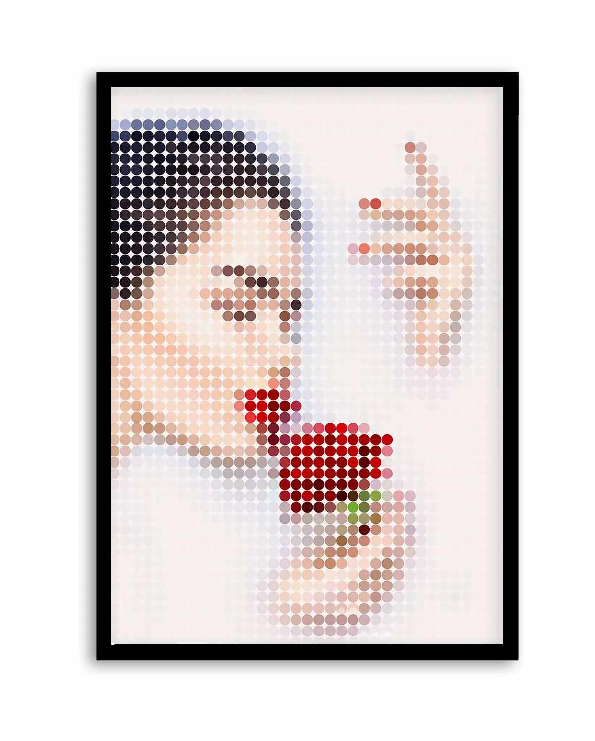 Milk Bath Dots I | Art Print from Olive et Oriel where you can shop wallpaper and artworks online