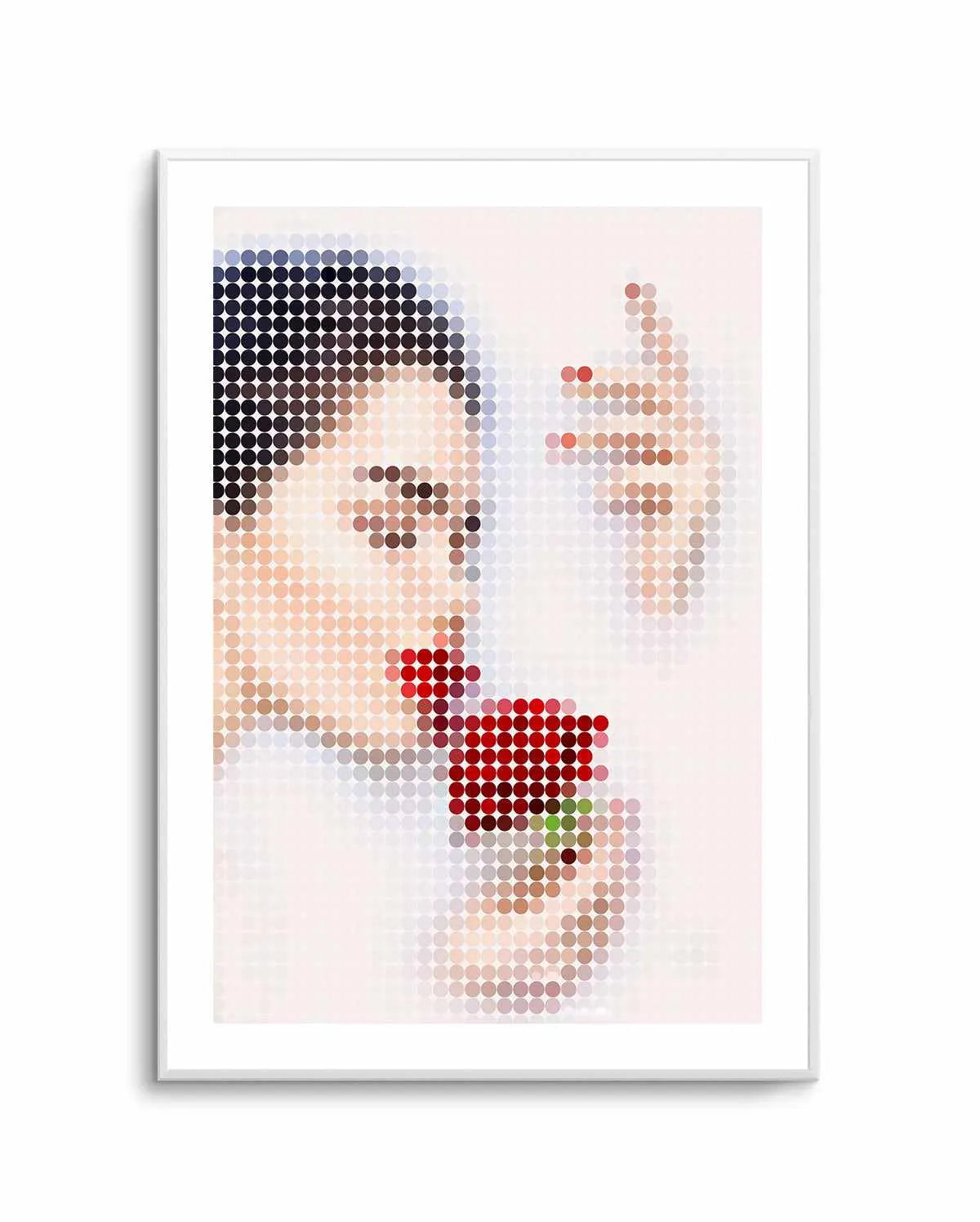Milk Bath Dots I | Art Print from Olive et Oriel where you can shop wallpaper and artworks online