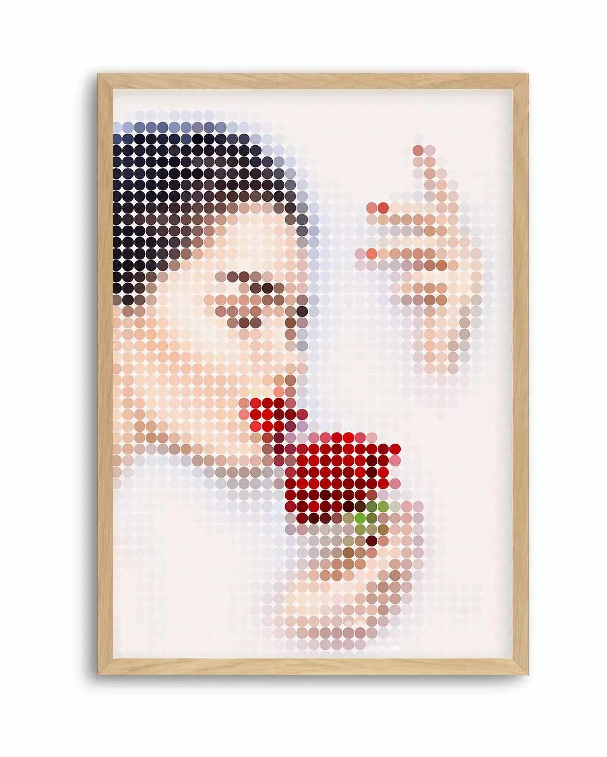 Milk Bath Dots I | Art Print from Olive et Oriel where you can shop wallpaper and artworks online