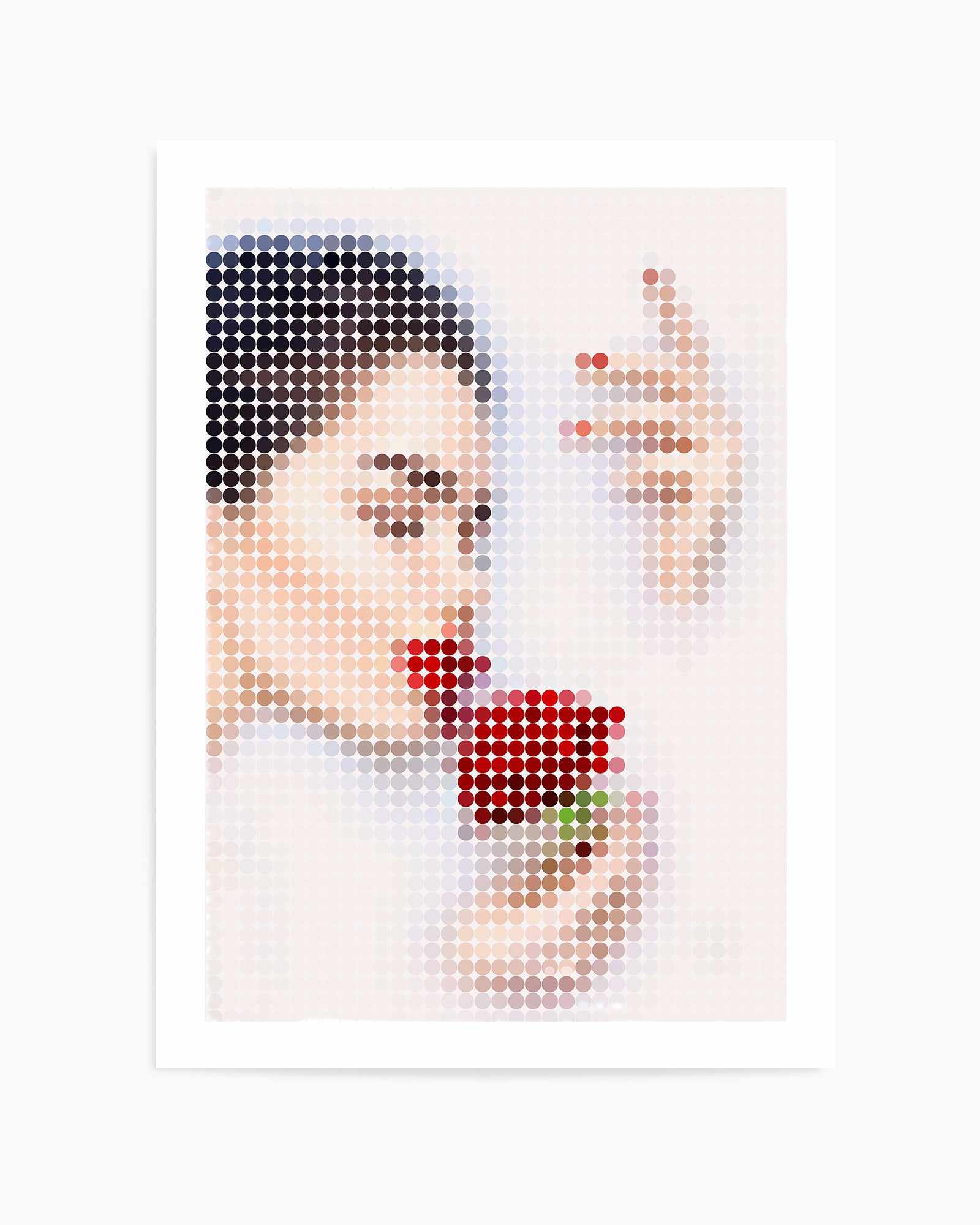 Milk Bath Dots I | Art Print