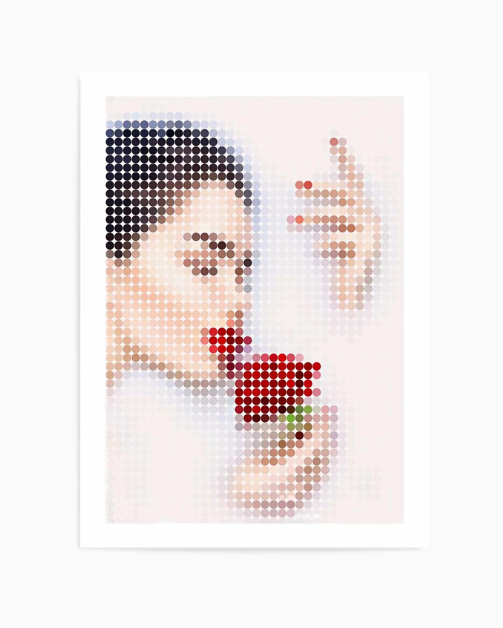 Milk Bath Dots I | Art Print from Olive et Oriel where you can shop wallpaper and artworks online