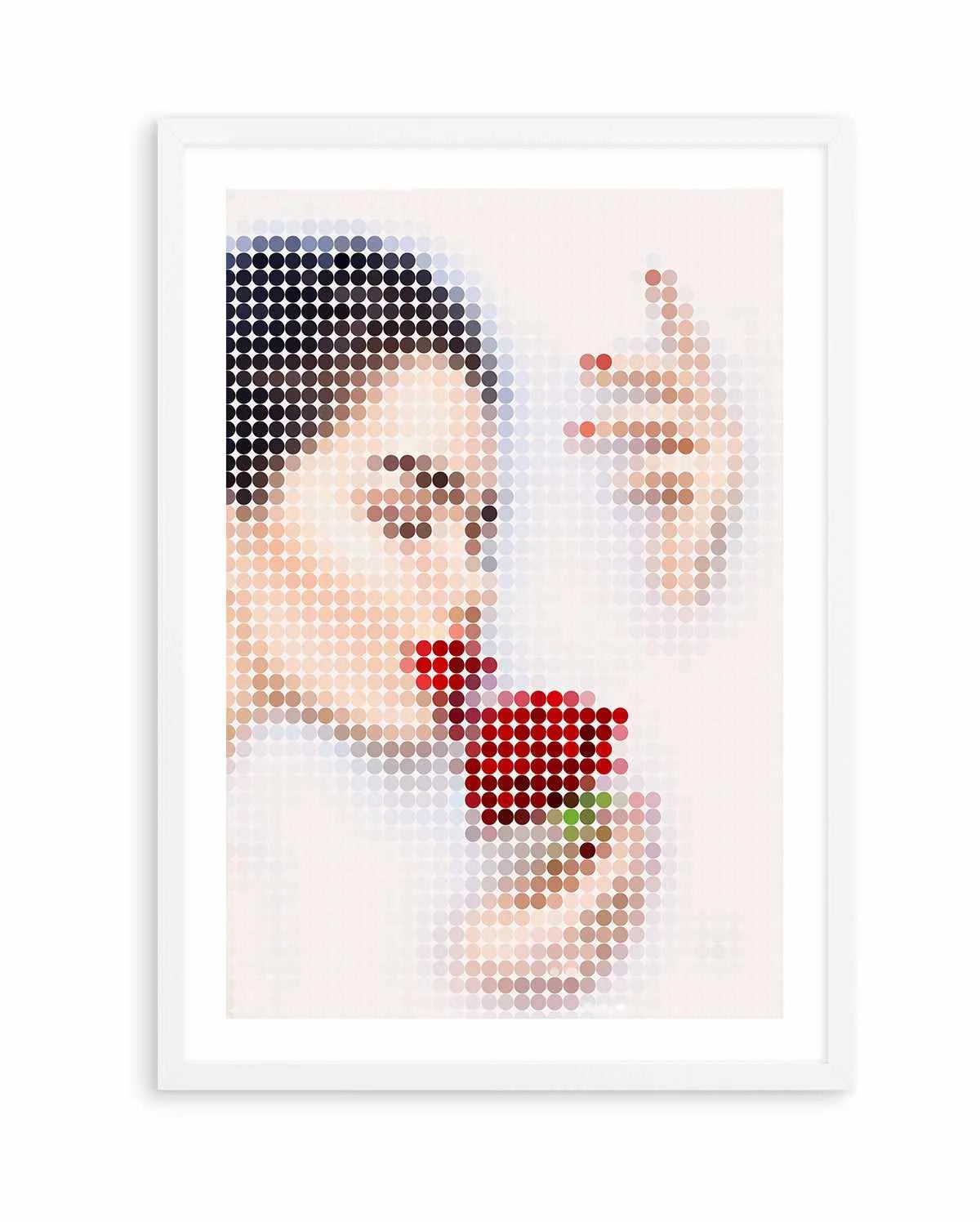 Milk Bath Dots I | Art Print from Olive et Oriel where you can shop wallpaper and artworks online