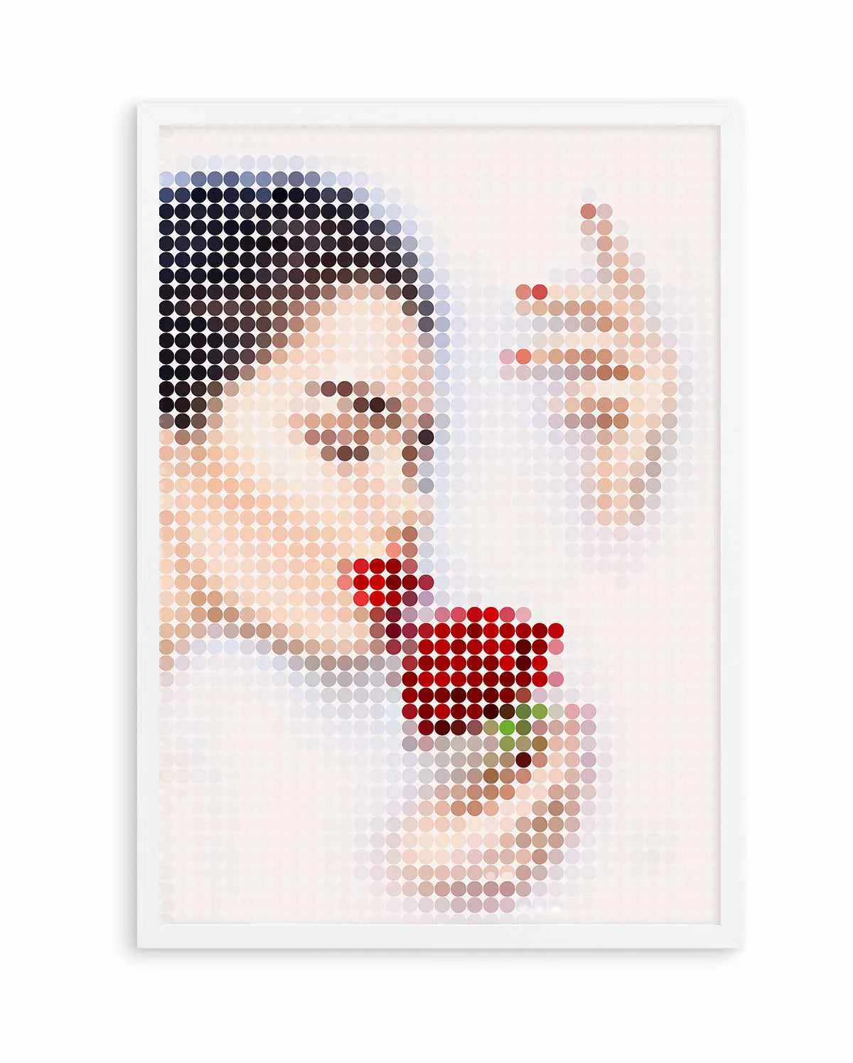 Milk Bath Dots I | Art Print from Olive et Oriel where you can shop wallpaper and artworks online