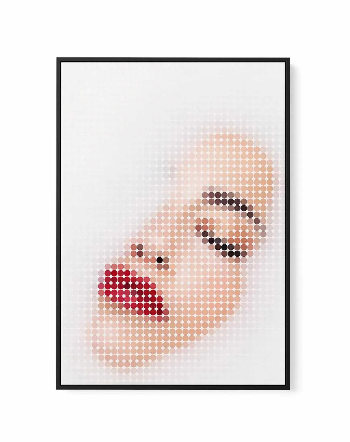 Milk Bath Dots II | Framed Canvas Art Print from Olive et Oriel where you can shop wallpaper and artworks online