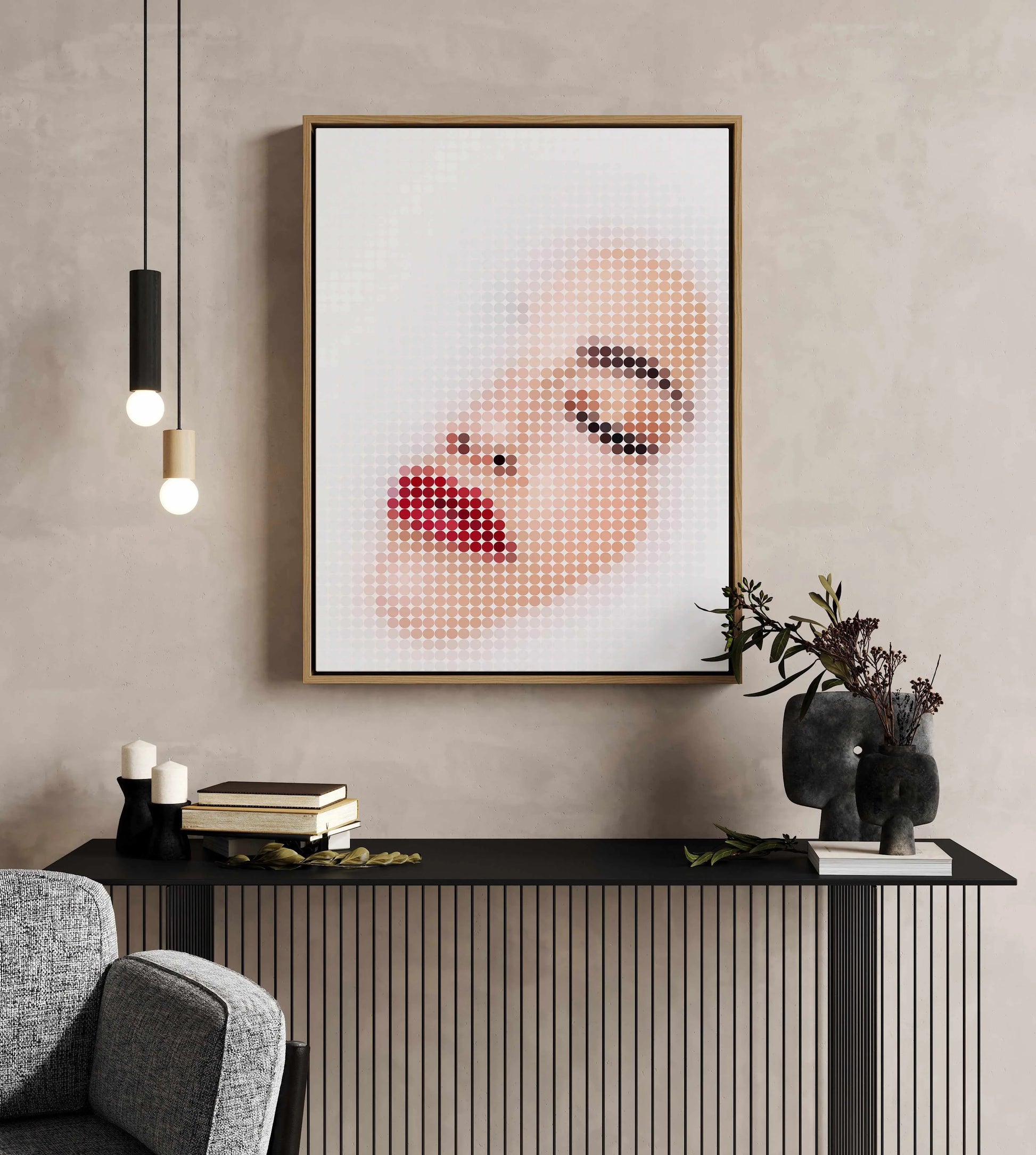 Milk Bath Dots II | Art Print from Olive et Oriel where you can shop wallpaper and artworks online