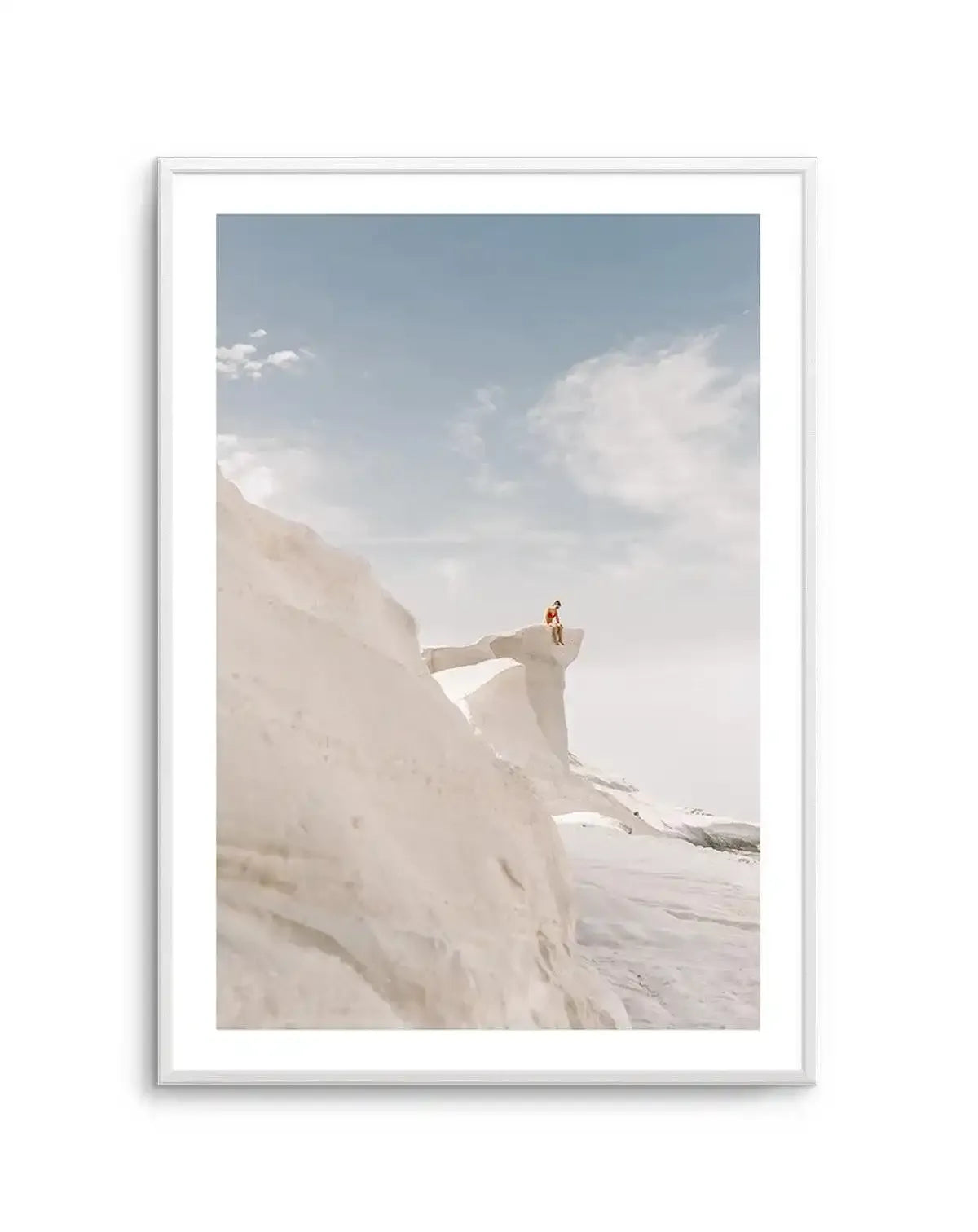 Milos Island Greece I by Jovani Demetrie Art Print-Shop Greece Wall Art Prints Online with Olive et Oriel - Our collection of Greek Islands art prints offer unique wall art including blue domes of Santorini in Oia, mediterranean sea prints and incredible posters from Milos and other Greece landscape photography - this collection will add mediterranean blue to your home, perfect for updating the walls in coastal, beach house style. There is Greece art on canvas and extra large wall art with fast,