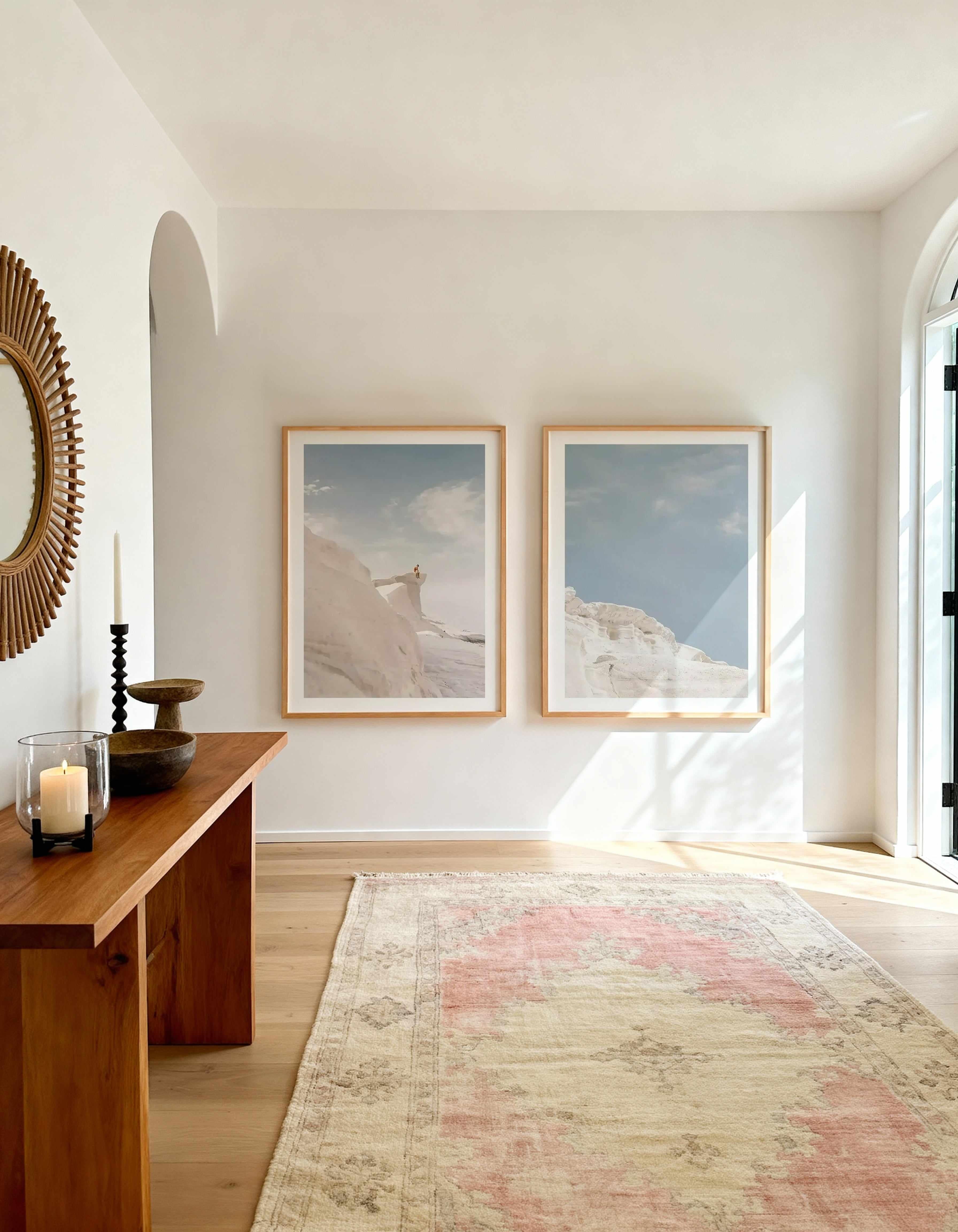 Milos Island Greece I & II Art Print Set of 2 | Matching Wall Art from Olive et Oriel where you can shop wallpaper and artworks online