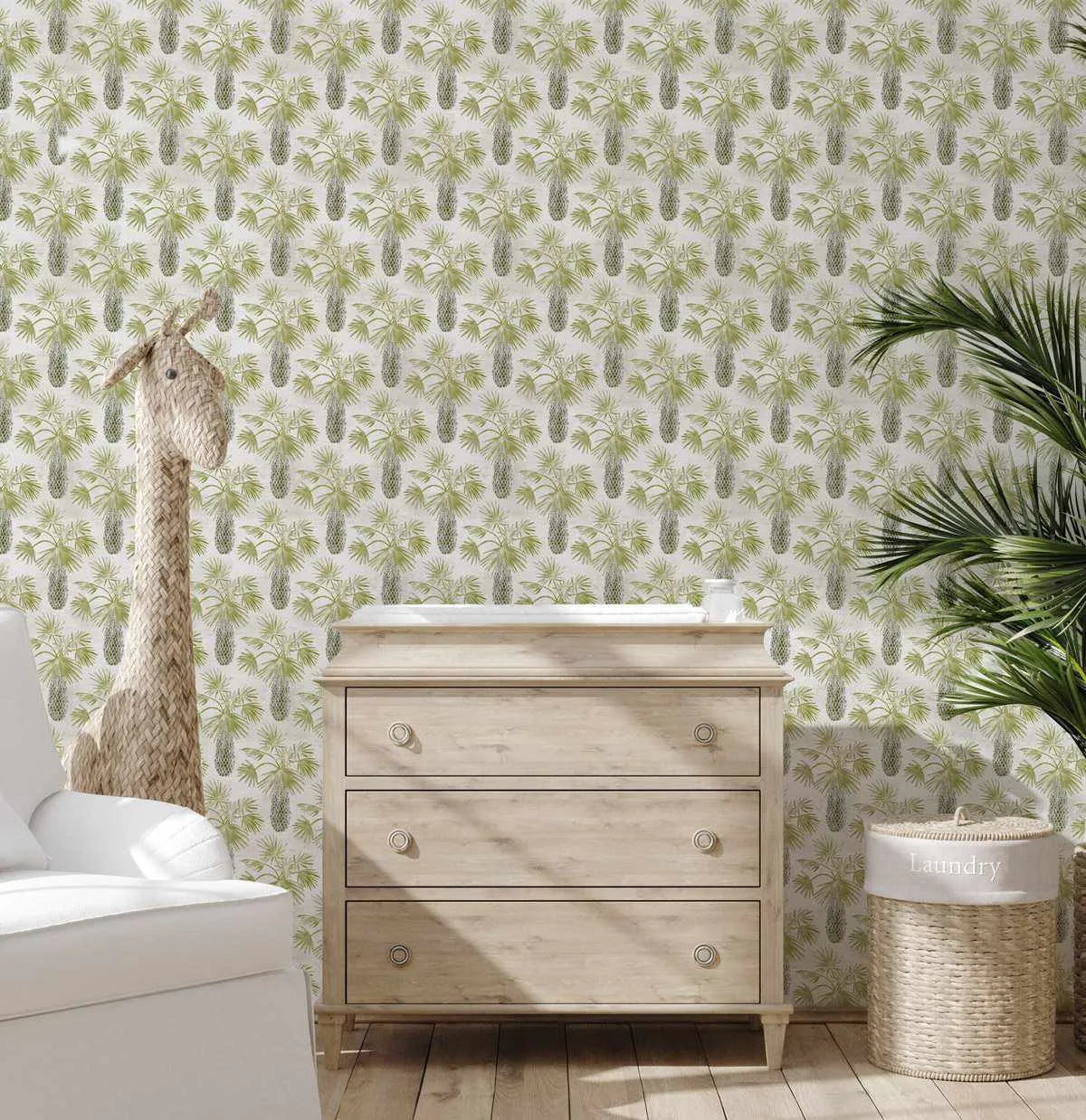 Mimosa Wallpaper - Olive et Oriel