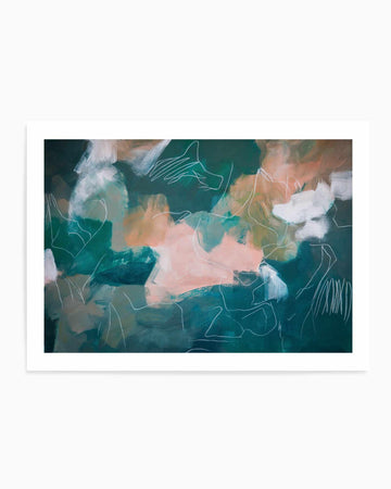 Mineral Tide I | Art Print from Olive et Oriel where you can shop wallpaper and artworks online