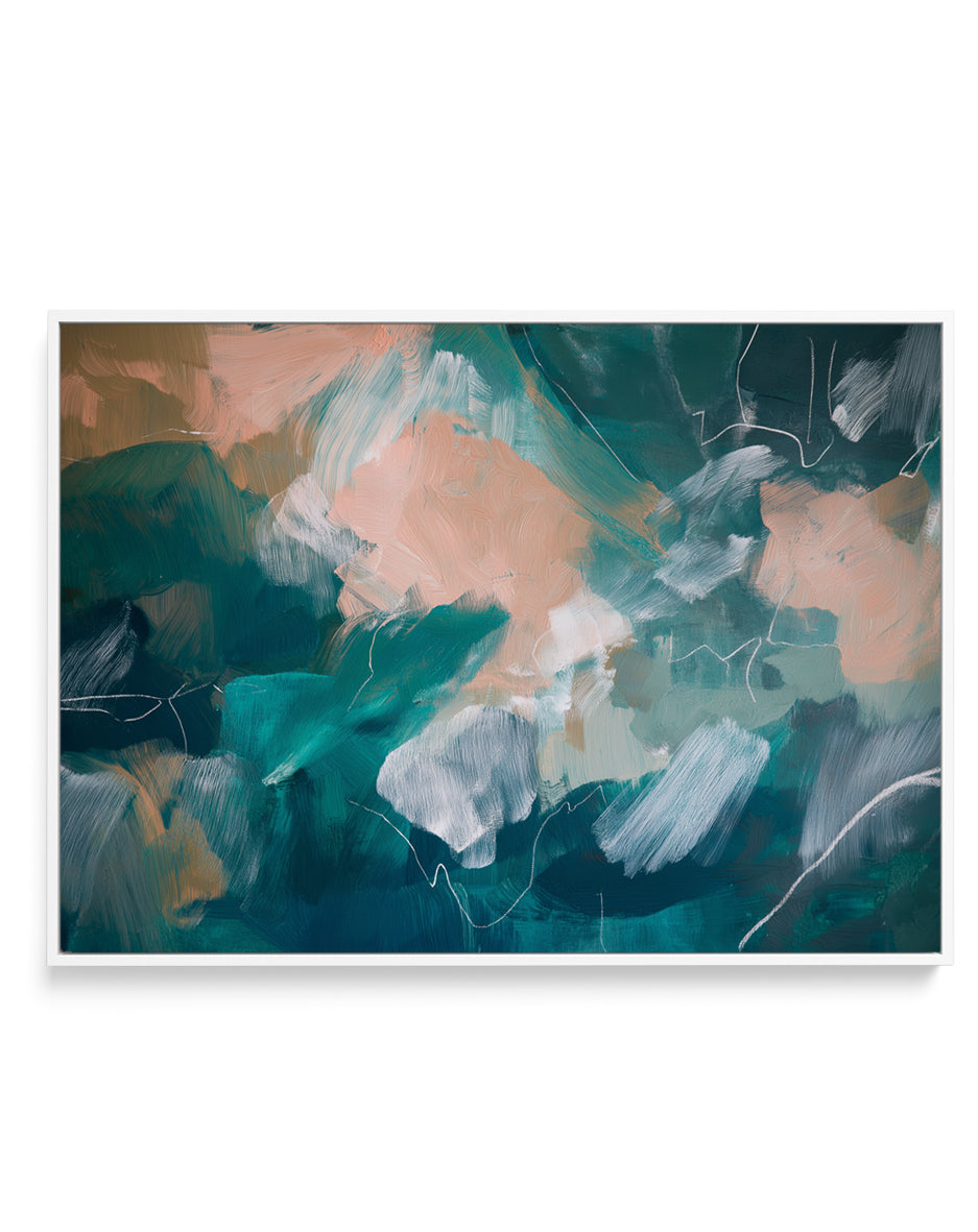 Mineral Tide II | Framed Canvas Art Print