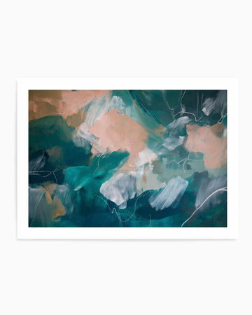 Mineral Tide II | Art Print from Olive et Oriel where you can shop wallpaper and artworks online