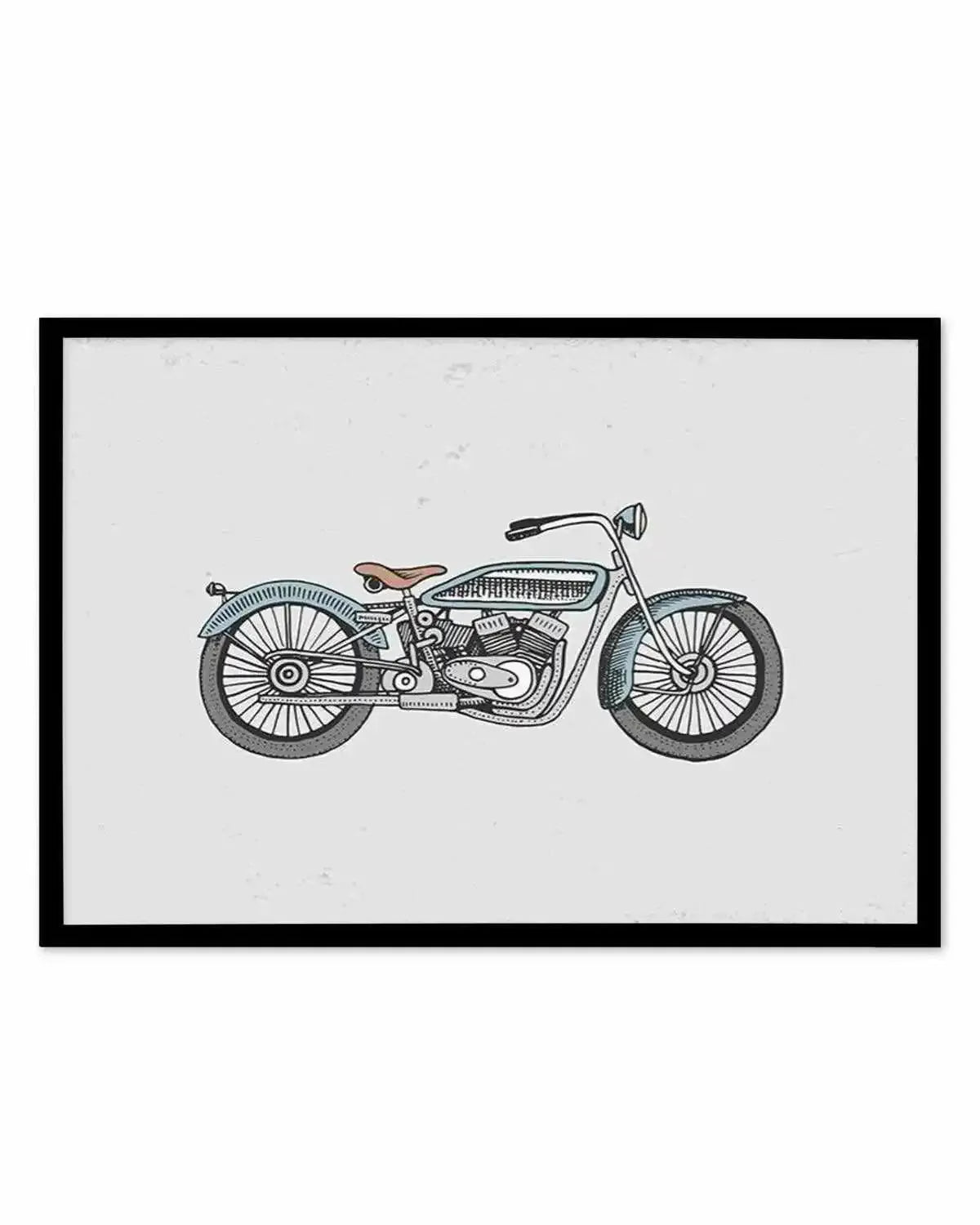 Mini Harley Art Print from Olive et Oriel where you can shop wallpaper and artworks online