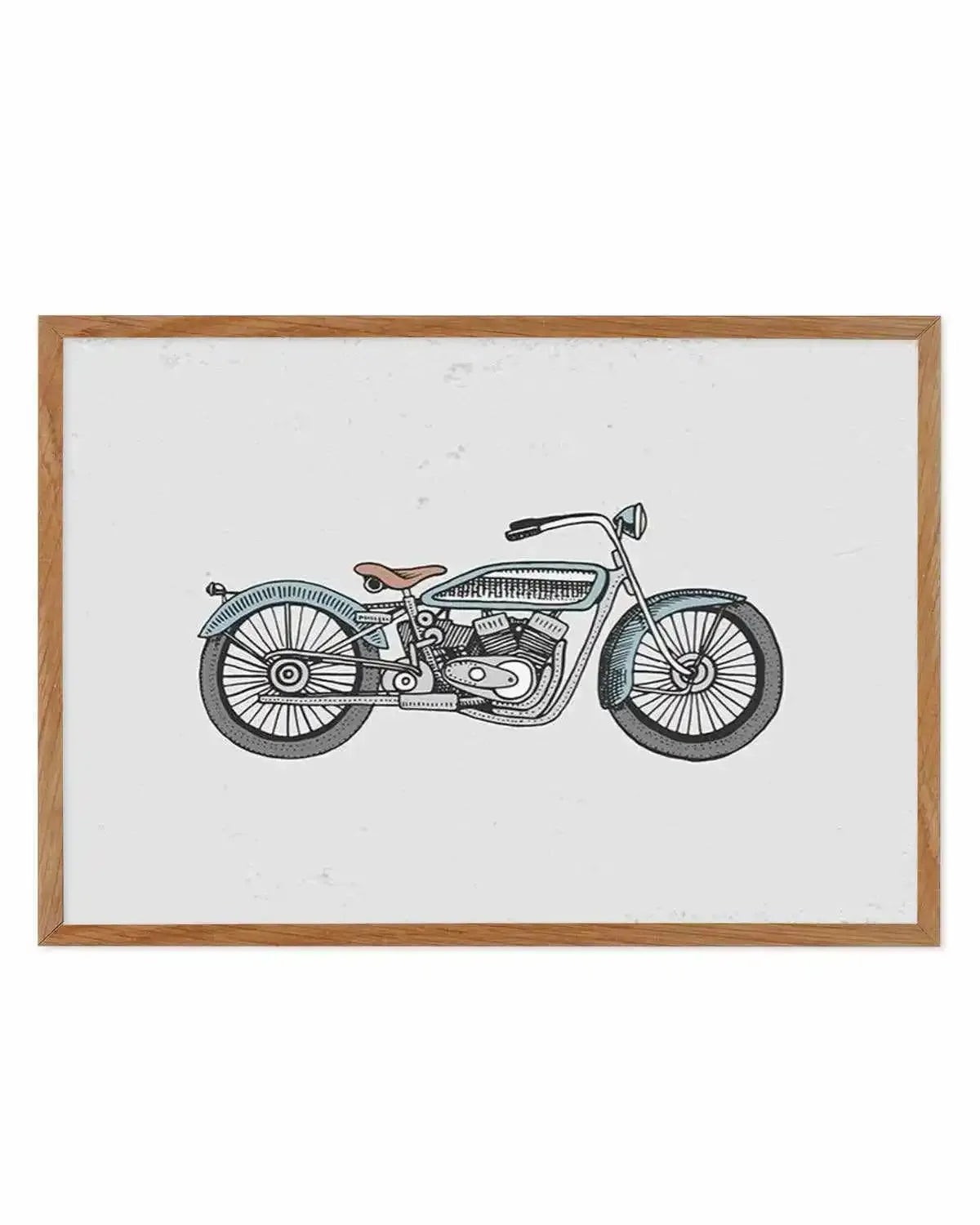 Mini Harley Art Print from Olive et Oriel where you can shop wallpaper and artworks online