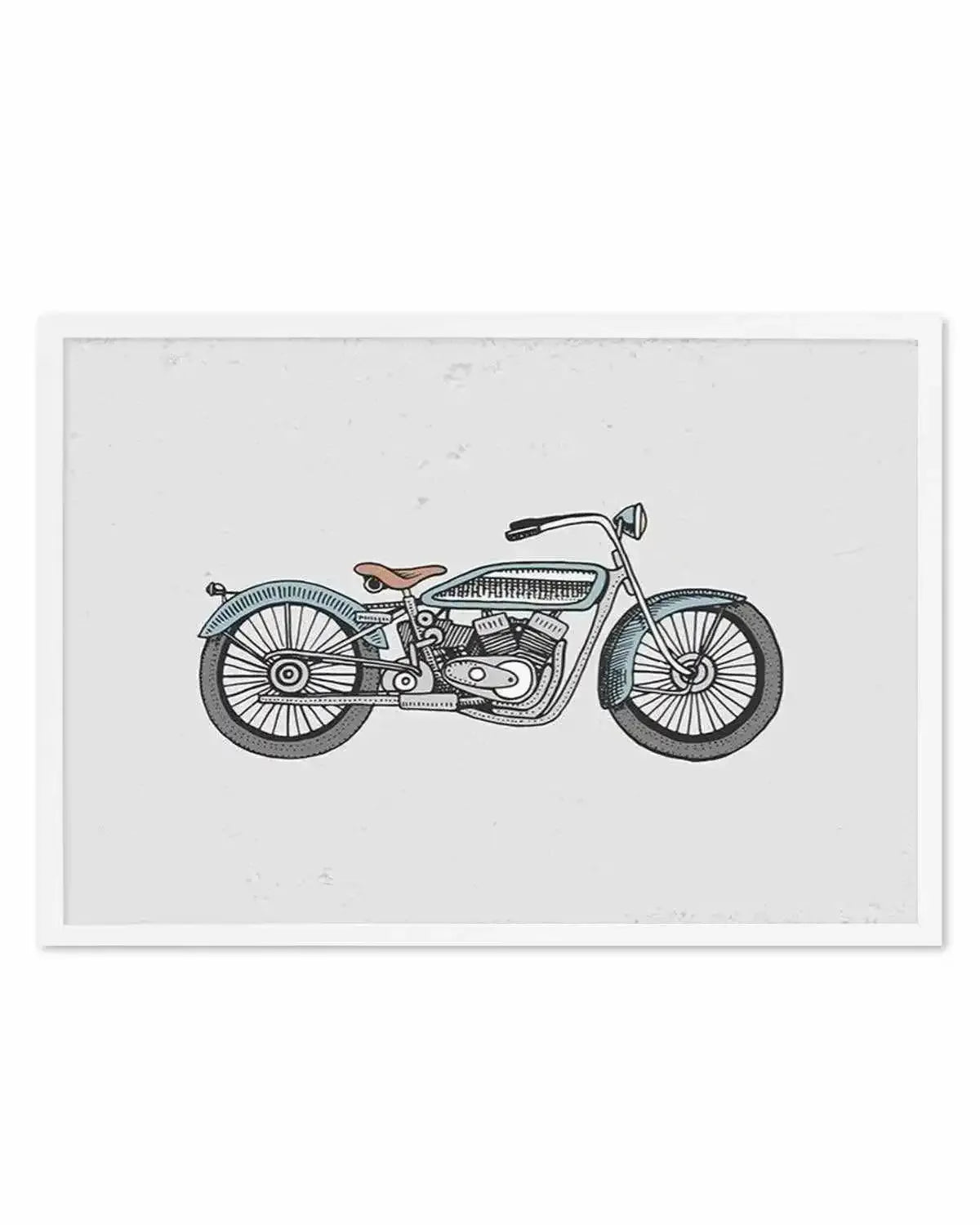 Mini Harley Art Print from Olive et Oriel where you can shop wallpaper and artworks online