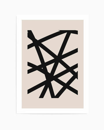 Minimal Black Expression #2 | Art Print from Olive et Oriel where you can shop wallpaper and artworks online