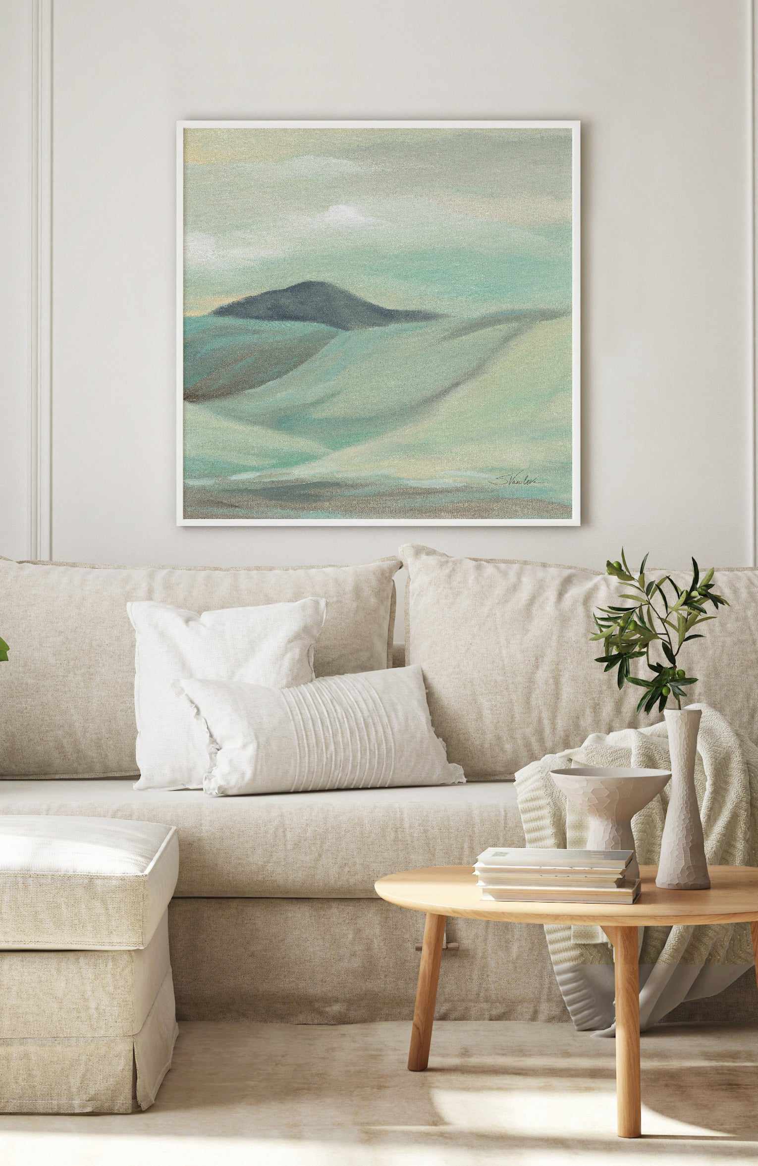 Mint Hills Crop | Art Print