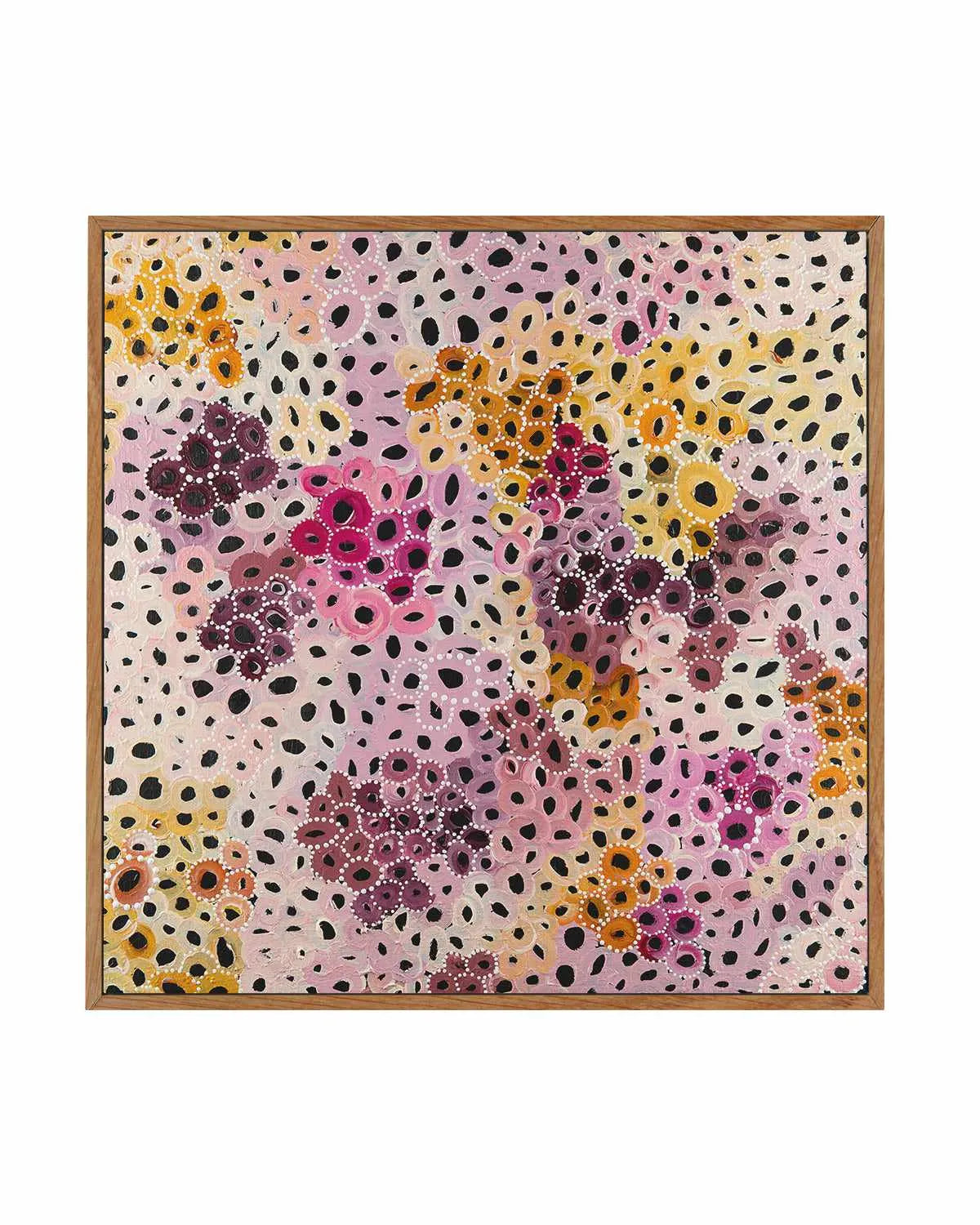 Mirii SQ by Bri Chelman | Framed Canvas Art Print from Olive et Oriel where you can shop wallpaper and artworks online