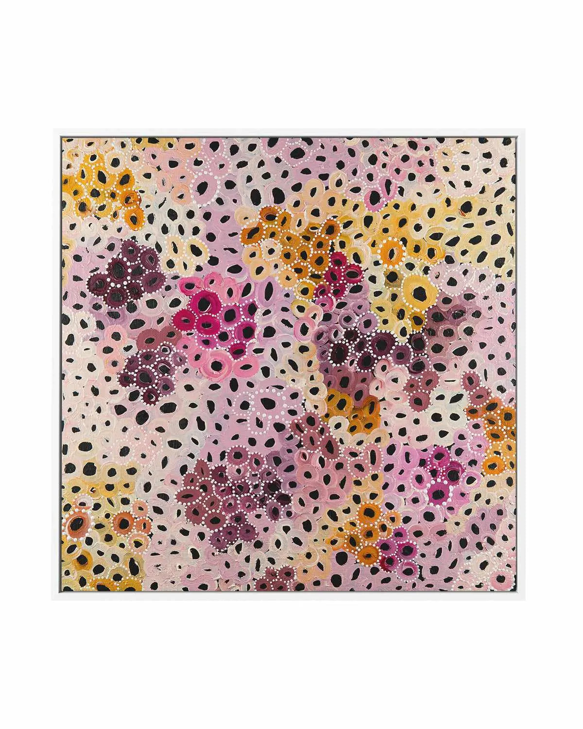 Mirii SQ by Bri Chelman | Framed Canvas Art Print from Olive et Oriel where you can shop wallpaper and artworks online