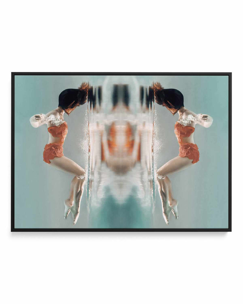 Mirror Dance | Framed Canvas Art Print