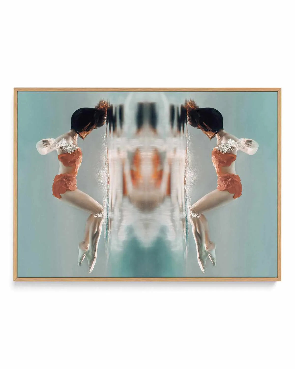 Mirror Dance | Framed Canvas Art Print from Olive et Oriel where you can shop wallpaper and artworks online