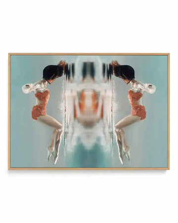 Mirror Dance | Framed Canvas Art Print from Olive et Oriel where you can shop wallpaper and artworks online