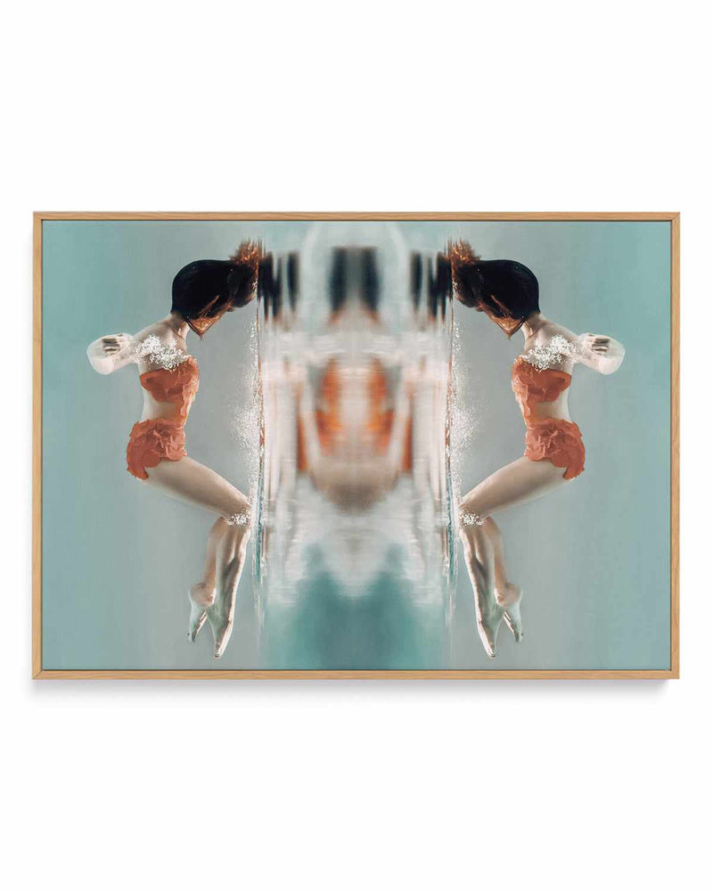 Mirror Dance | Framed Canvas Art Print