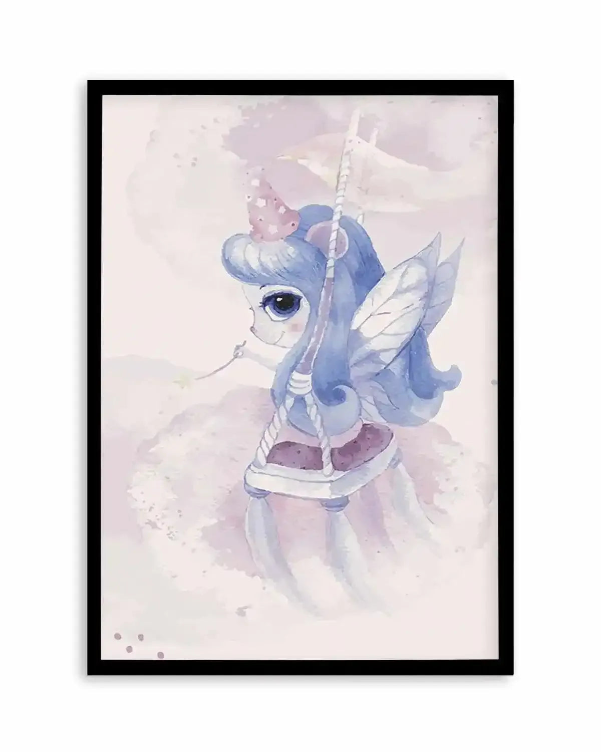 Miss Violet Art Print from Olive et Oriel where you can shop wallpaper and artworks online