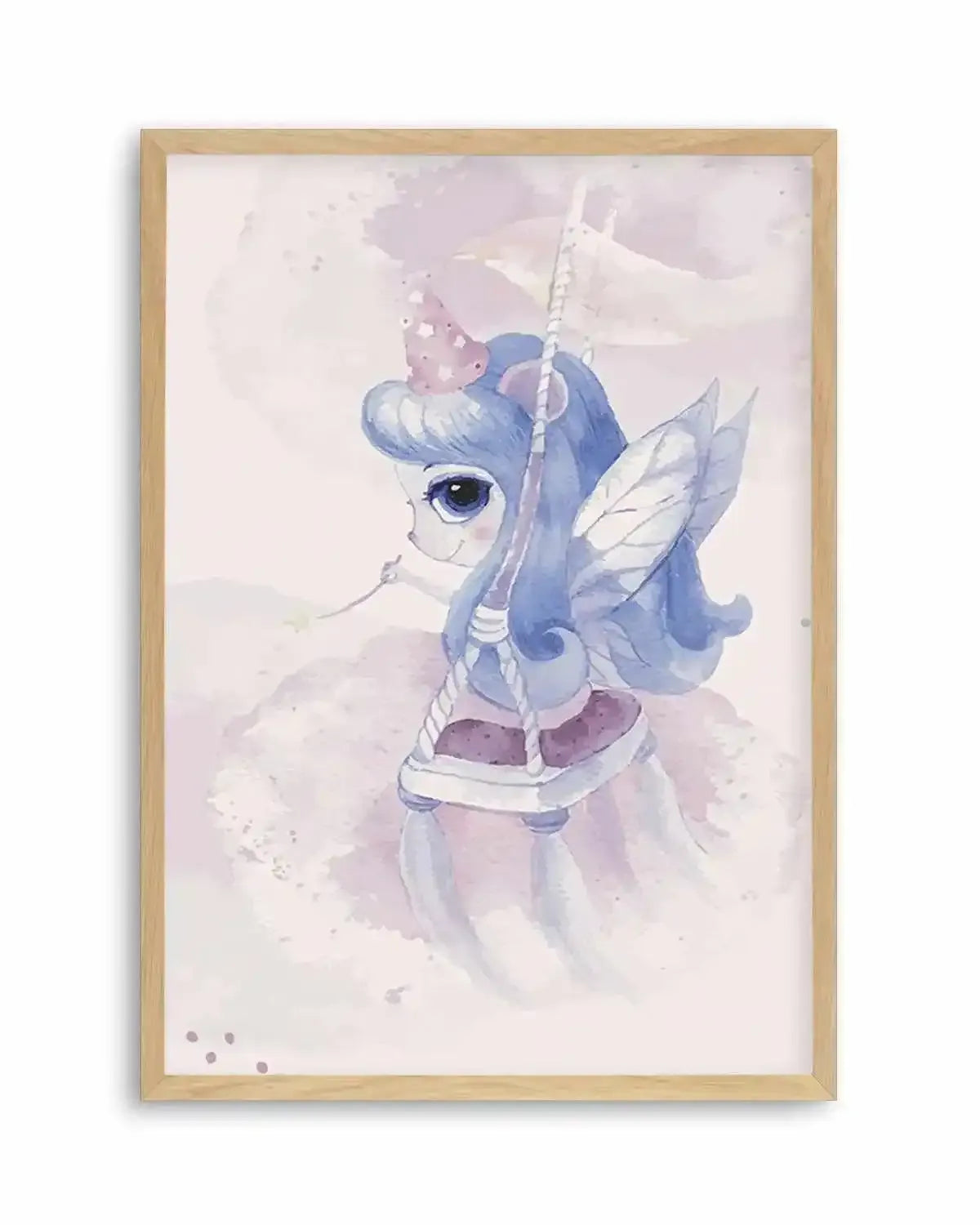 Miss Violet Art Print from Olive et Oriel where you can shop wallpaper and artworks online
