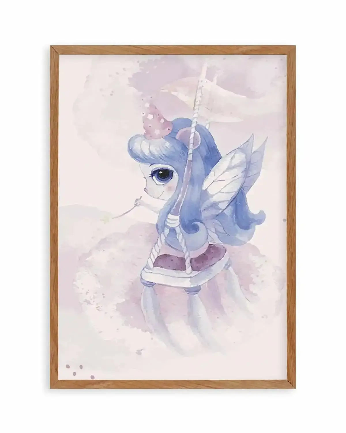 Miss Violet Art Print from Olive et Oriel where you can shop wallpaper and artworks online
