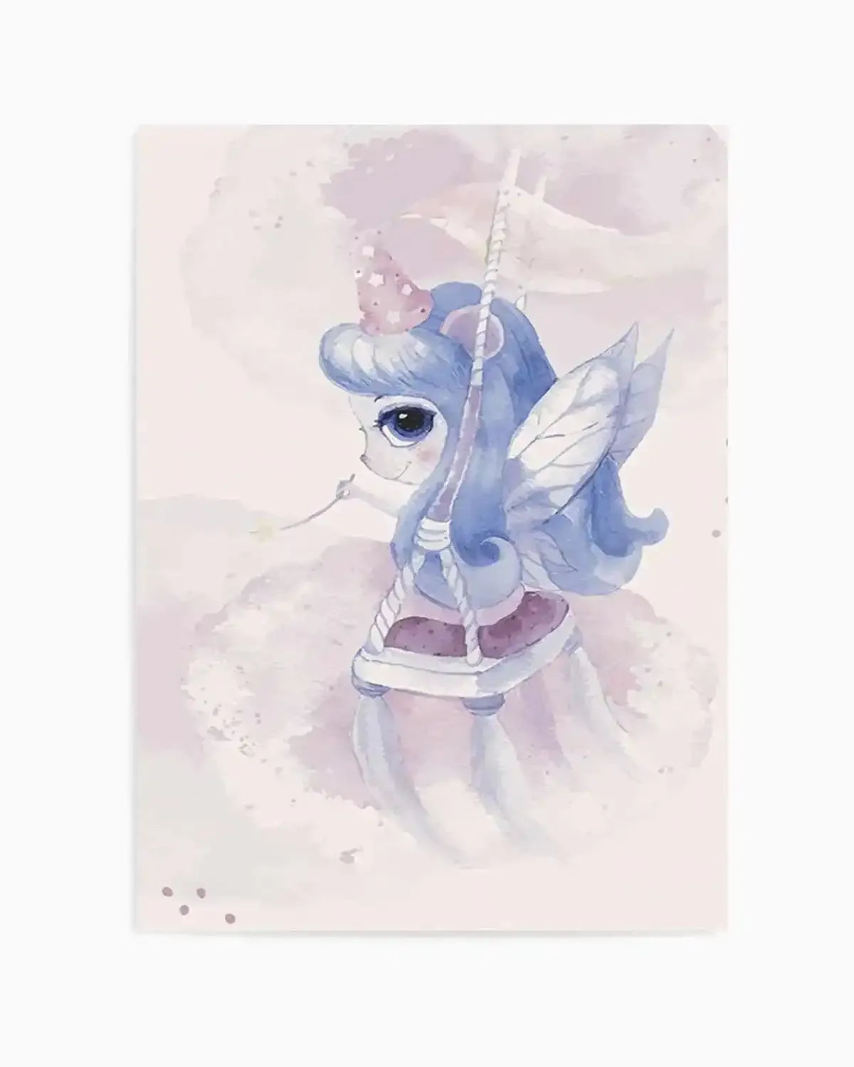 Miss Violet Art Print from Olive et Oriel where you can shop wallpaper and artworks online