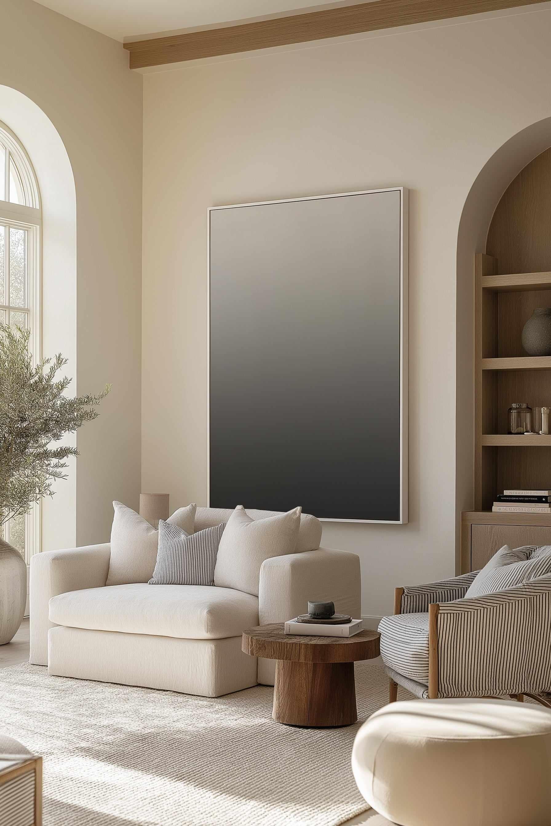 Mist - The Faded Collection | Framed Canvas Art Print from Olive et Oriel where you can shop wallpaper and artworks online