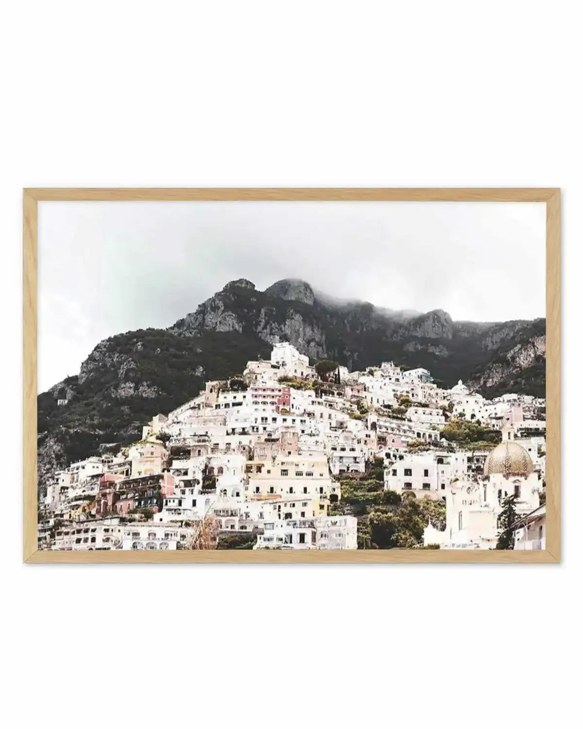 Mist Over Positano Art Print from Olive et Oriel where you can shop wallpaper and artworks online