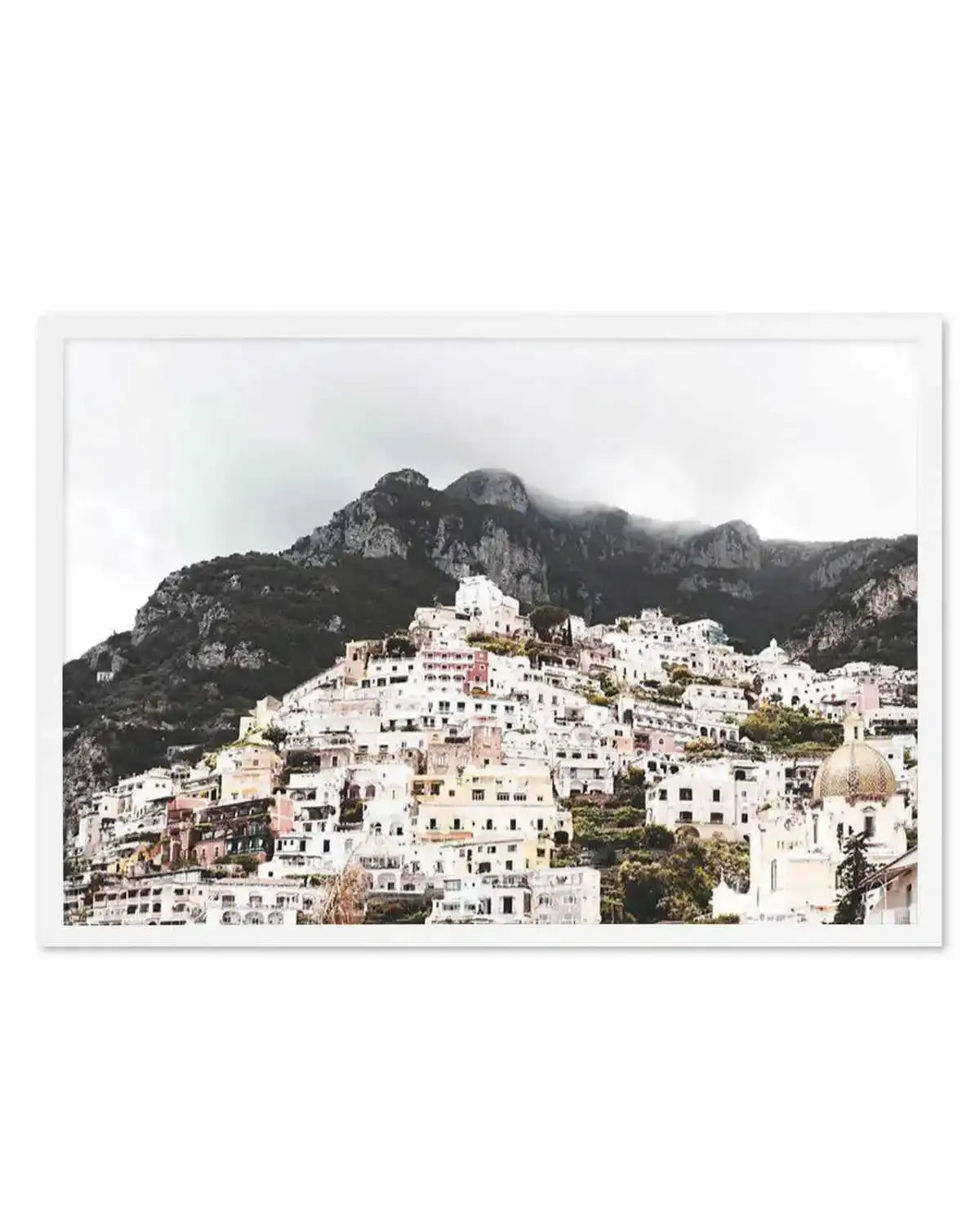 Mist Over Positano Art Print from Olive et Oriel where you can shop wallpaper and artworks online