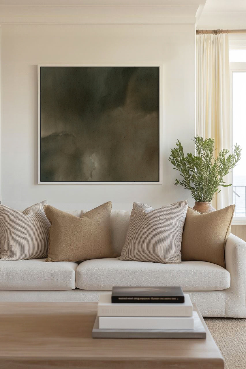 Mist by Shatha Al Dafai | Framed Canvas Art Print