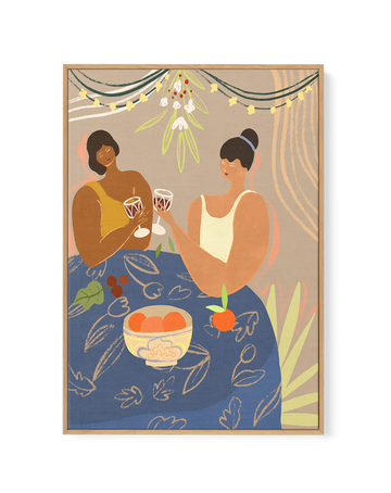 Mistletoe by Arty Guava | Framed Canvas Art Print from Olive et Oriel where you can shop wallpaper and artworks online