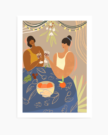Mistletoe by Arty Guava | Art Print from Olive et Oriel where you can shop wallpaper and artworks online