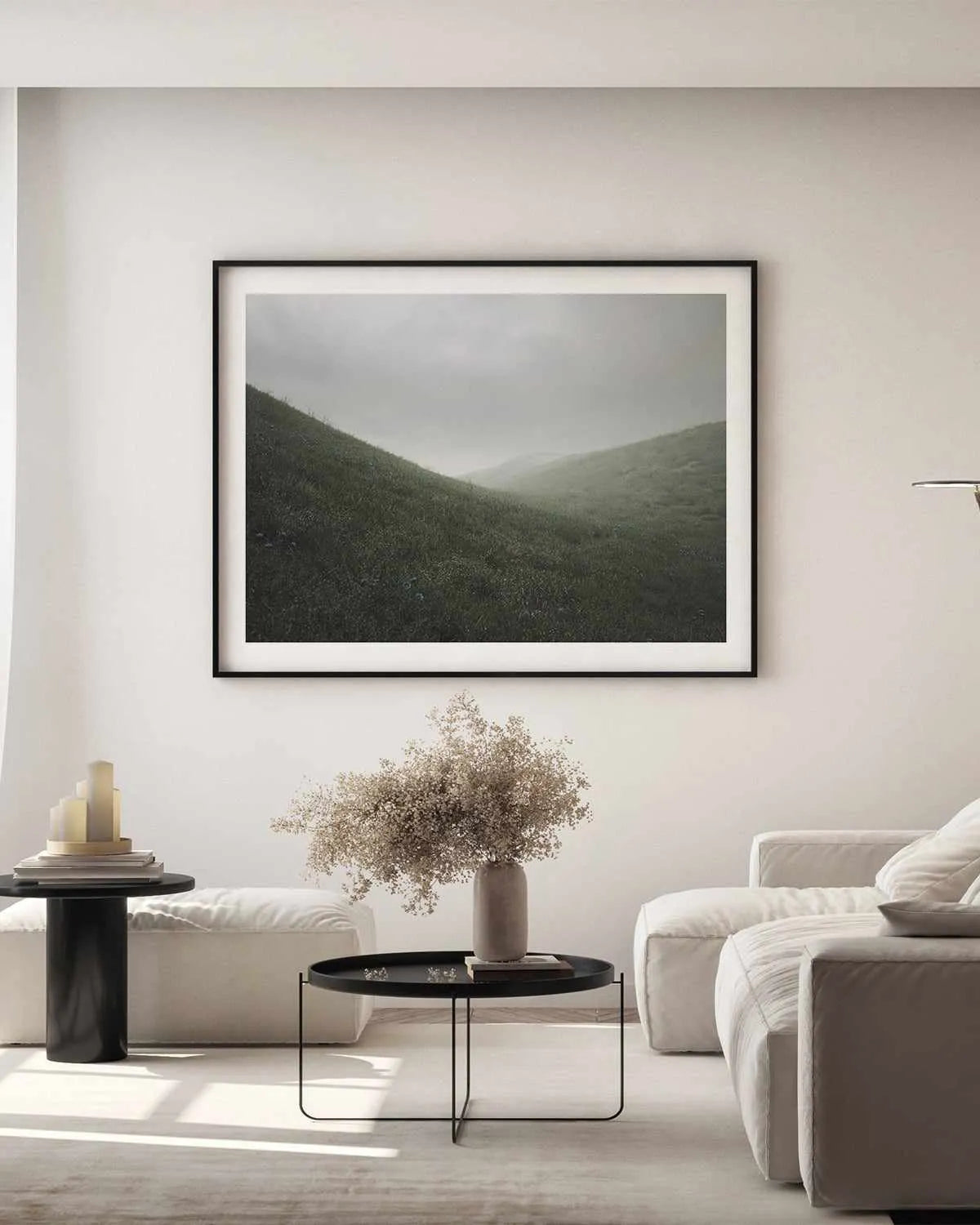 Misty Hills by Guachinarte Art Print from Olive et Oriel where you can shop wallpaper and artworks online