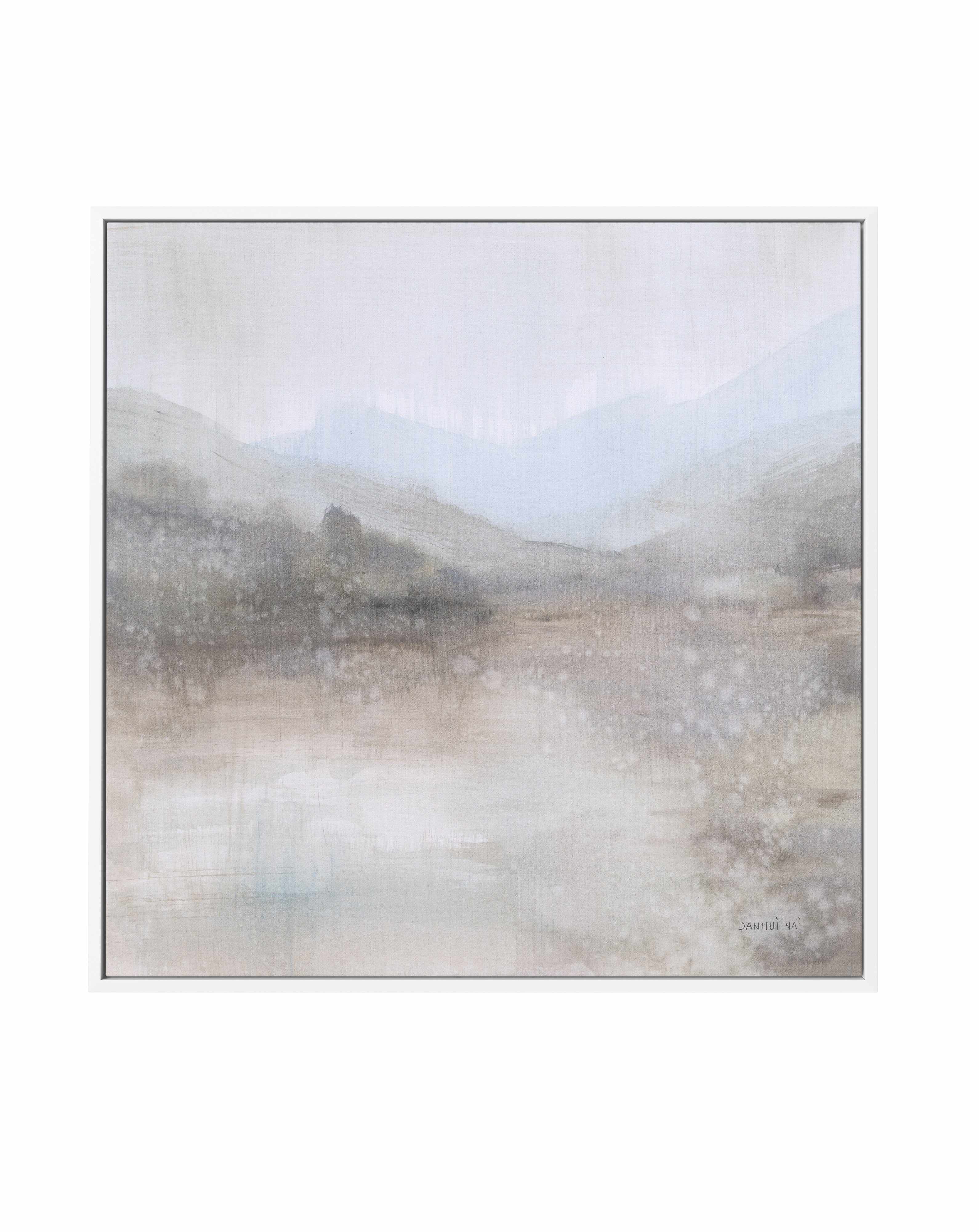 Misty Mood | Framed Canvas Art Print