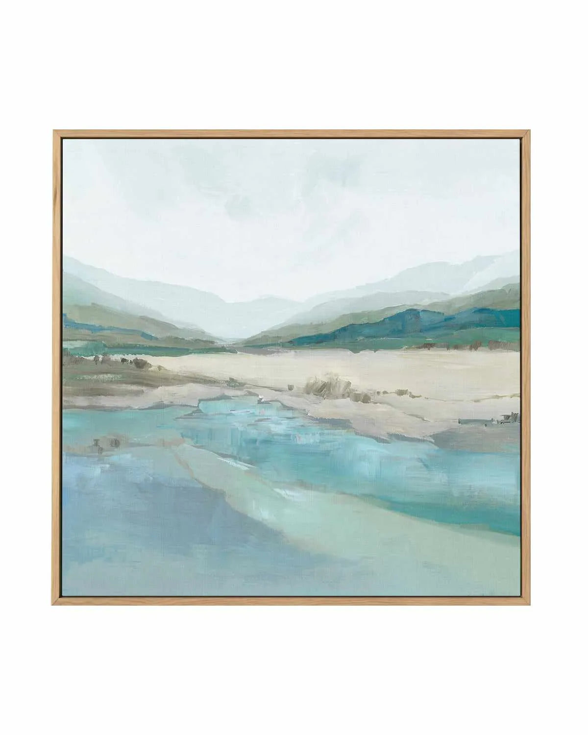 Misty Mornings | Framed Canvas Art Print from Olive et Oriel where you can shop wallpaper and artworks online