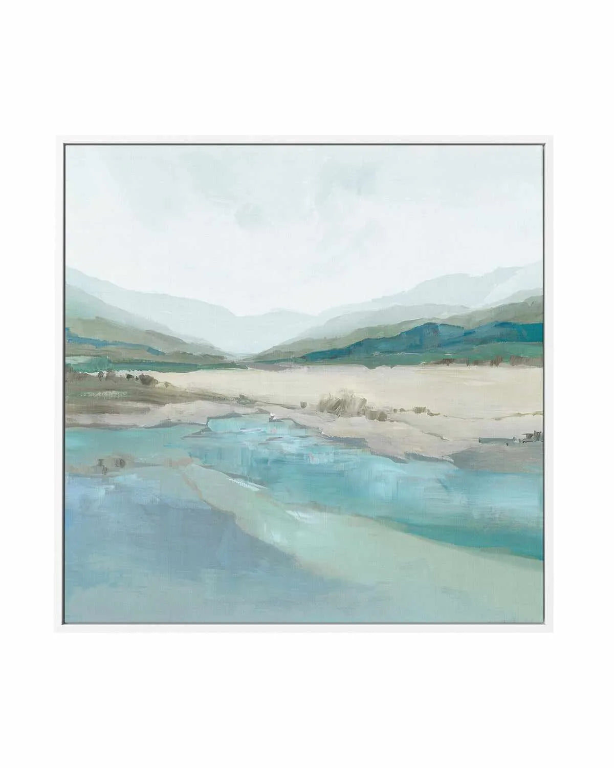Misty Mornings | Framed Canvas Art Print from Olive et Oriel where you can shop wallpaper and artworks online