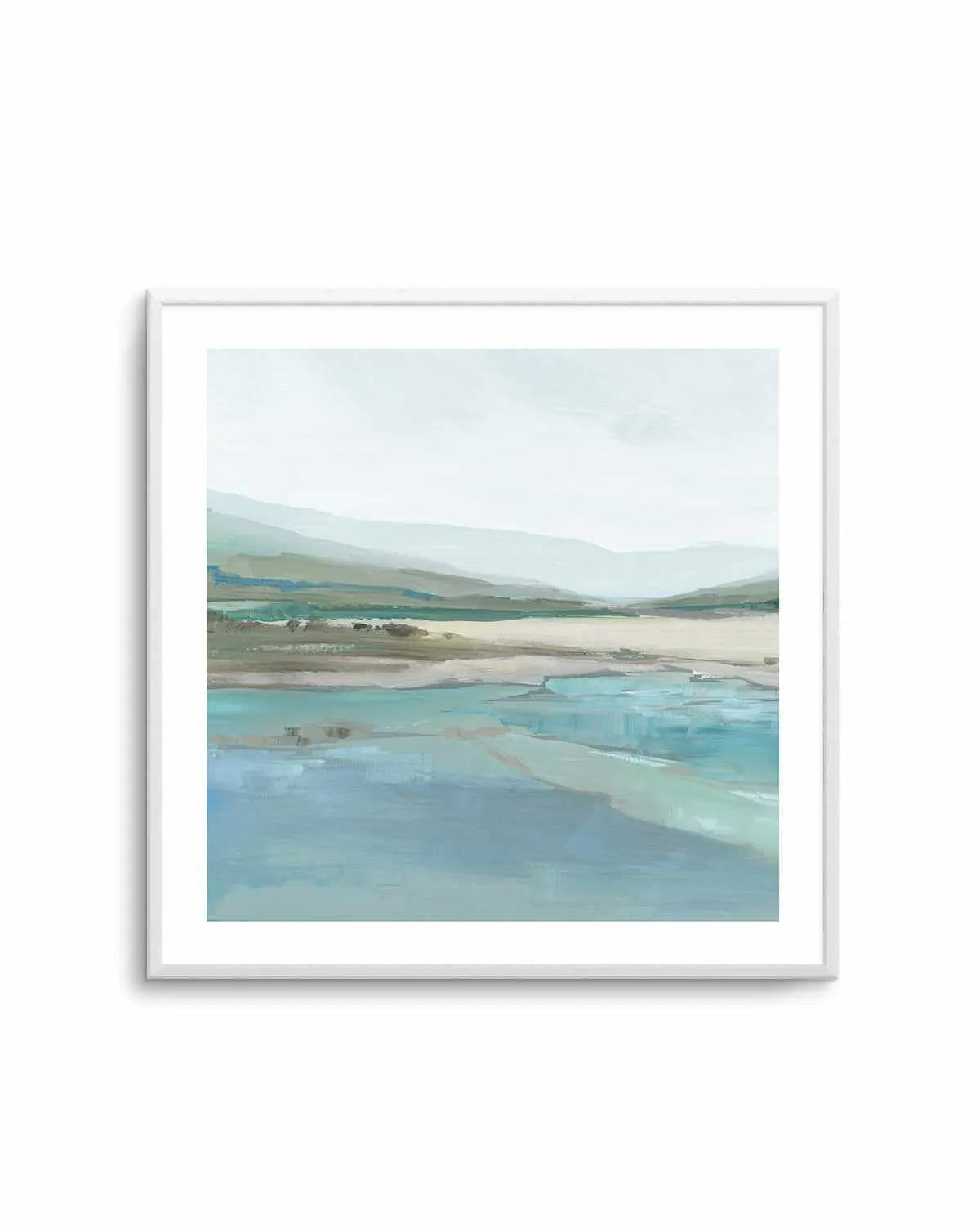 Misty Mornings Left SQ Art Print from Olive et Oriel where you can shop wallpaper and artworks online