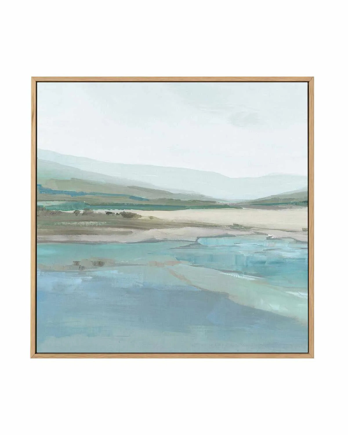 Misty Mornings Left SQ | Framed Canvas Art Print from Olive et Oriel where you can shop wallpaper and artworks online