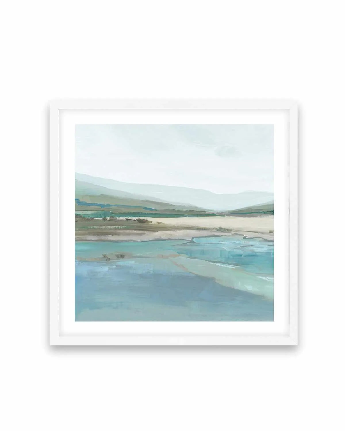 Misty Mornings Left SQ Art Print from Olive et Oriel where you can shop wallpaper and artworks online