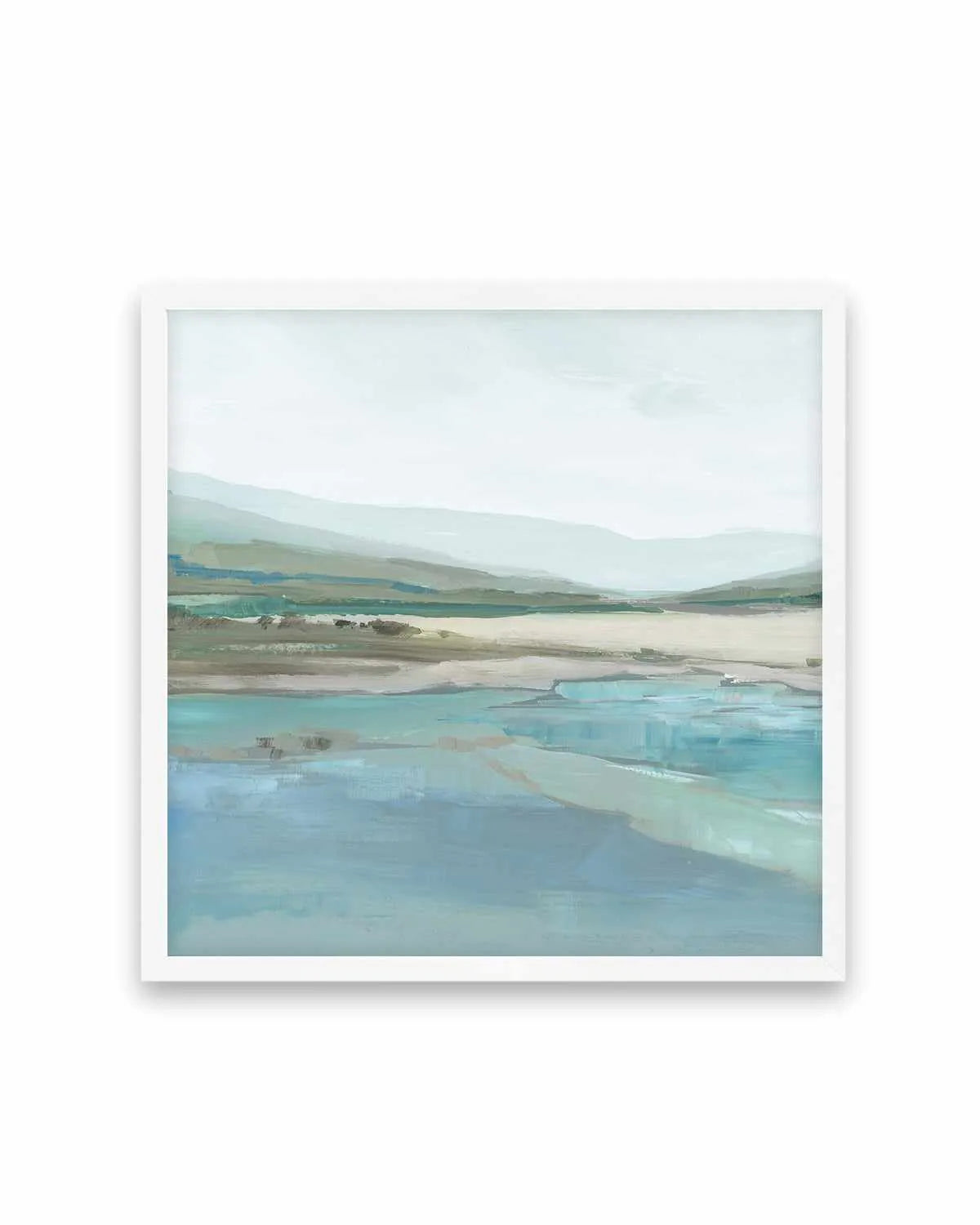 Misty Mornings Left SQ Art Print from Olive et Oriel where you can shop wallpaper and artworks online
