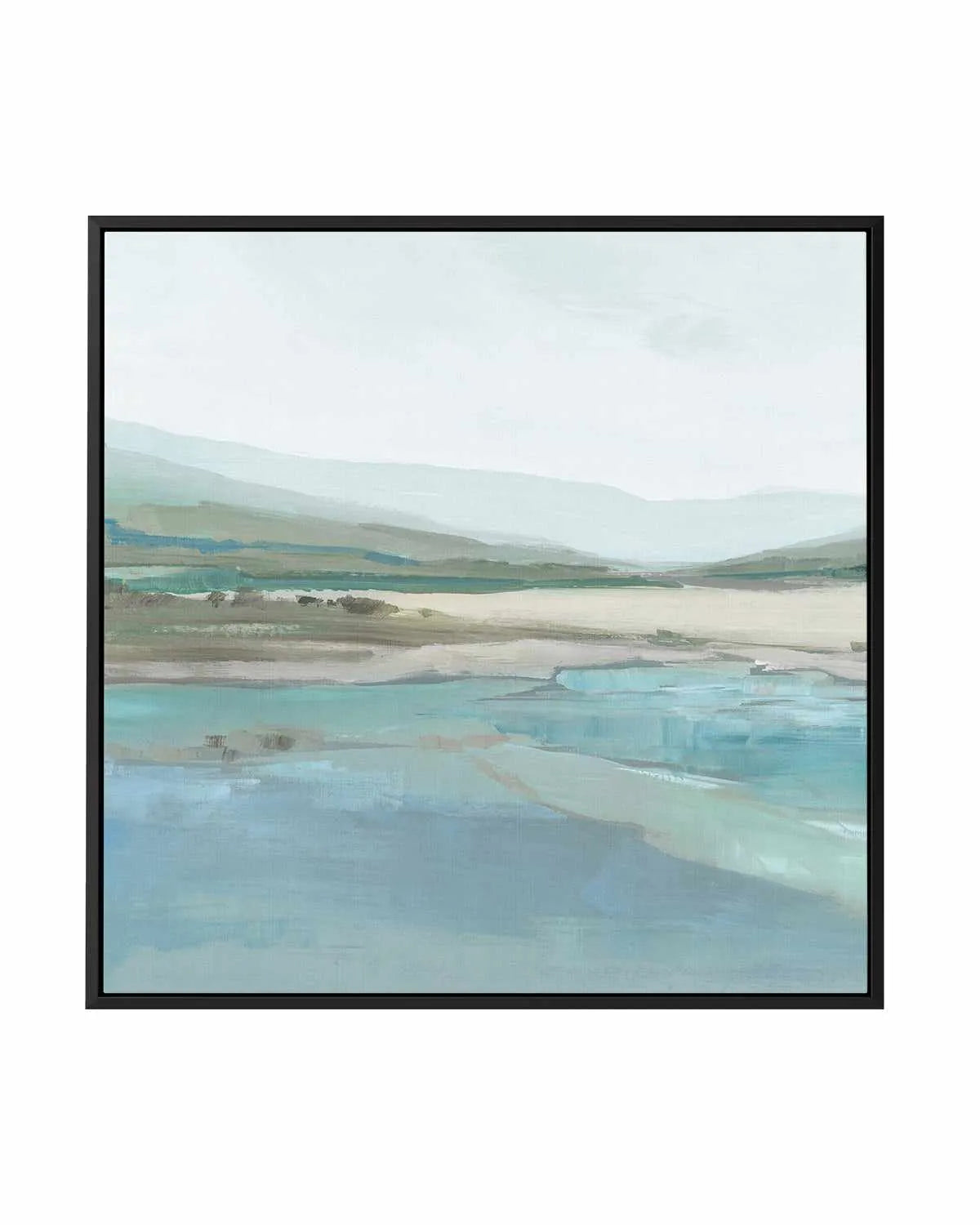 Misty Mornings Left SQ | Framed Canvas Art Print from Olive et Oriel where you can shop wallpaper and artworks online