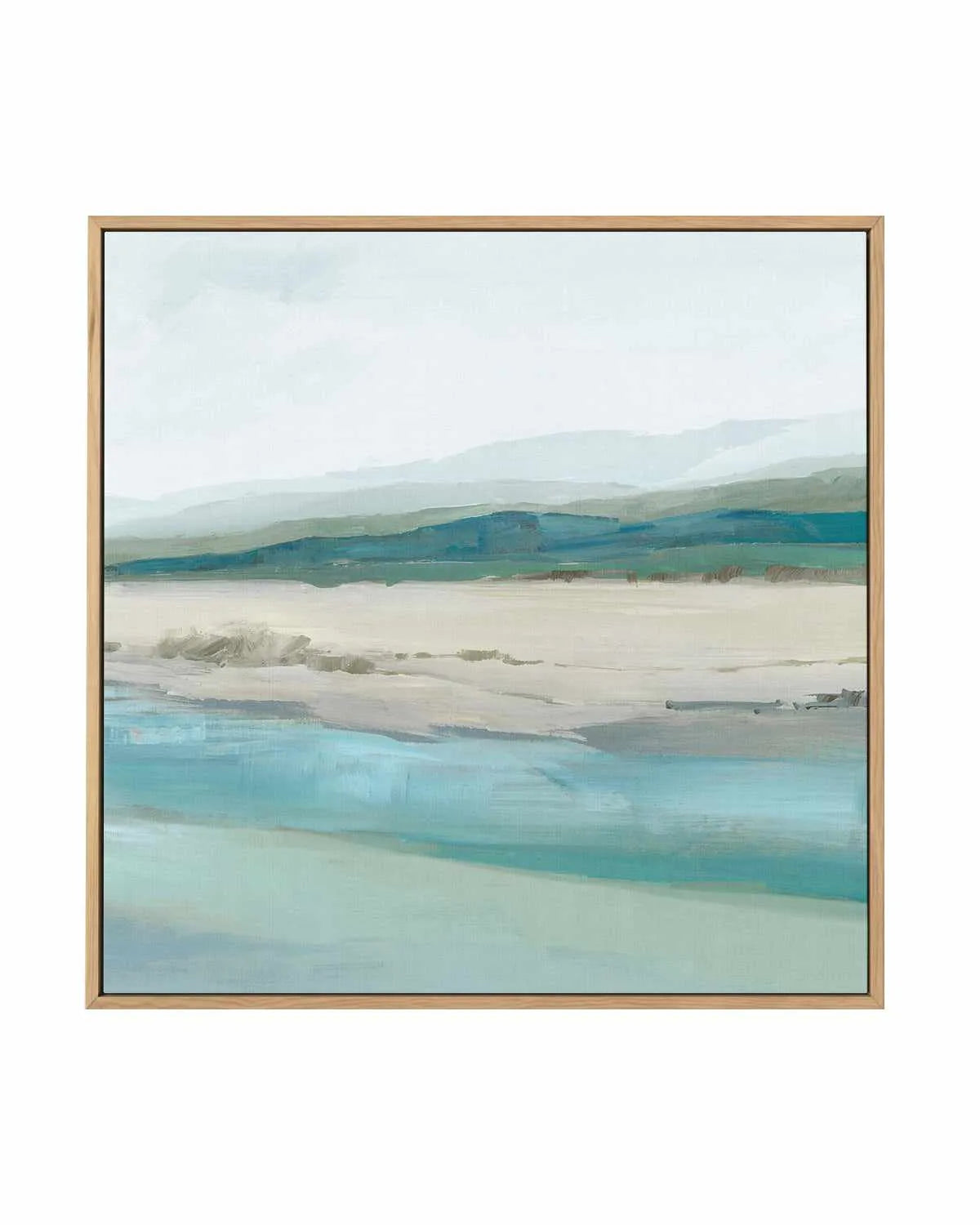 Misty Mornings Right SQ | Framed Canvas Art Print from Olive et Oriel where you can shop wallpaper and artworks online