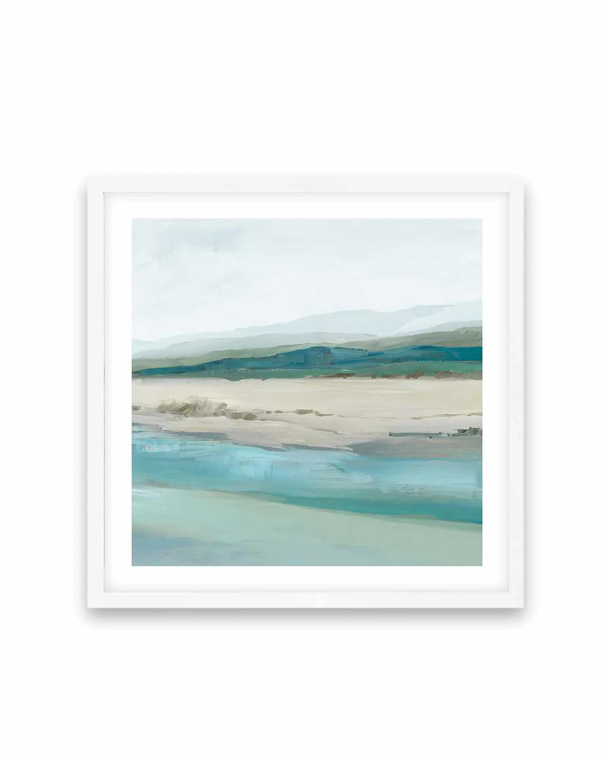 Misty Mornings Right SQ Art Print from Olive et Oriel where you can shop wallpaper and artworks online