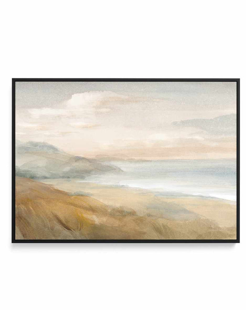 Misty on the Headlands | Framed Canvas Art Print