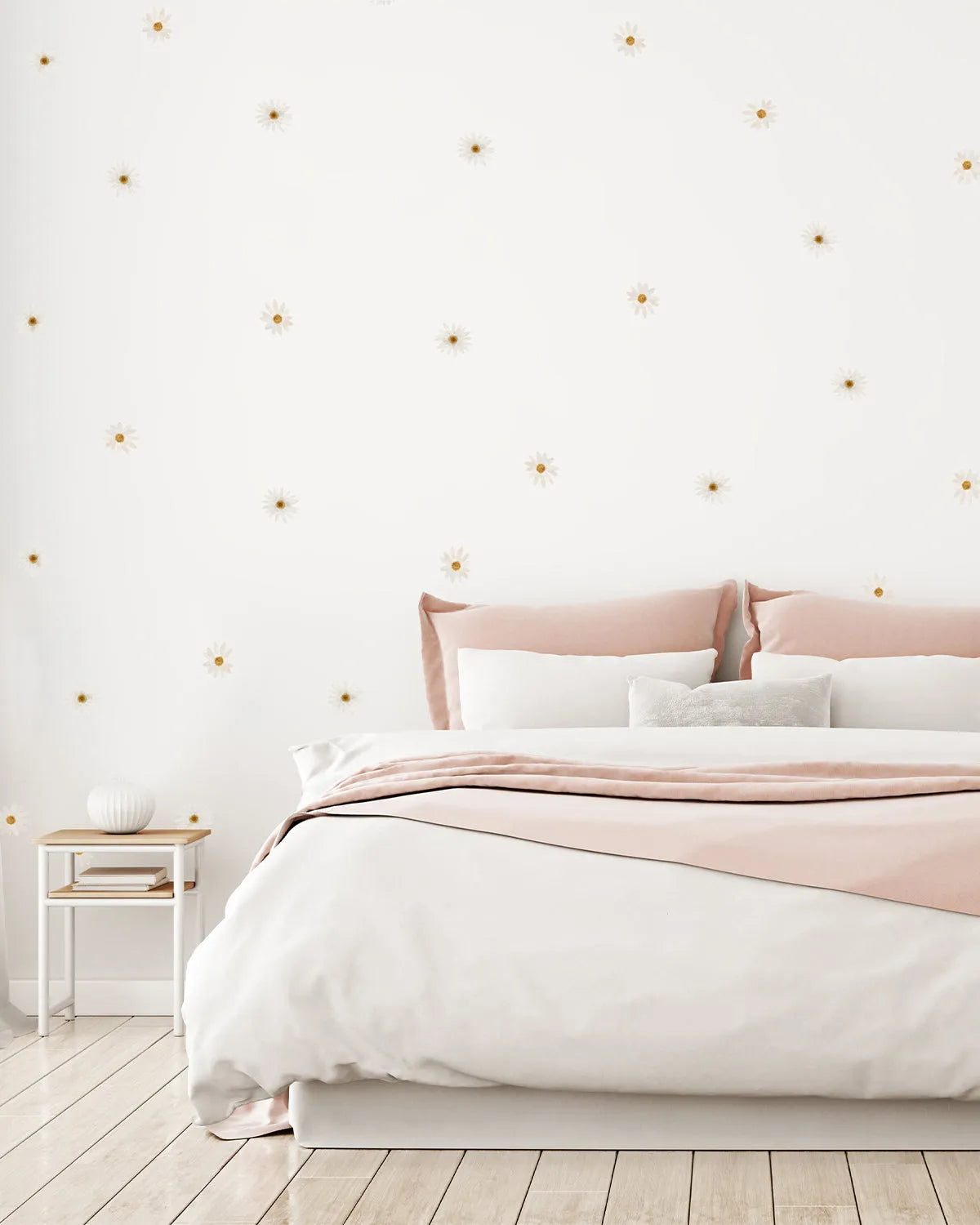 Mixed Daisies Decal Set from Olive et Oriel where you can shop wallpaper and artworks online