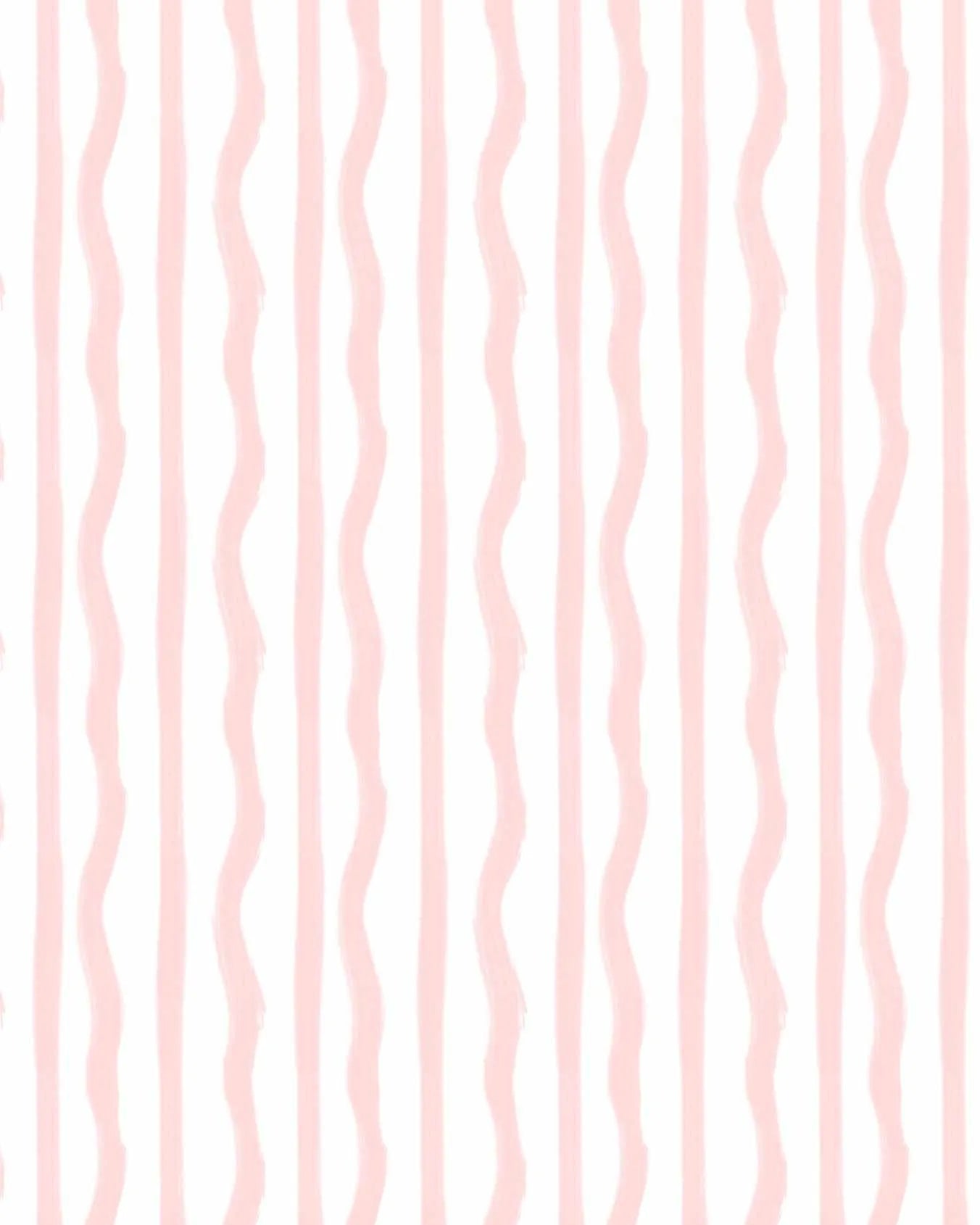 Mixed Stripe Wallpaper in Blush from Olive et Oriel where you can shop wallpaper and artworks online